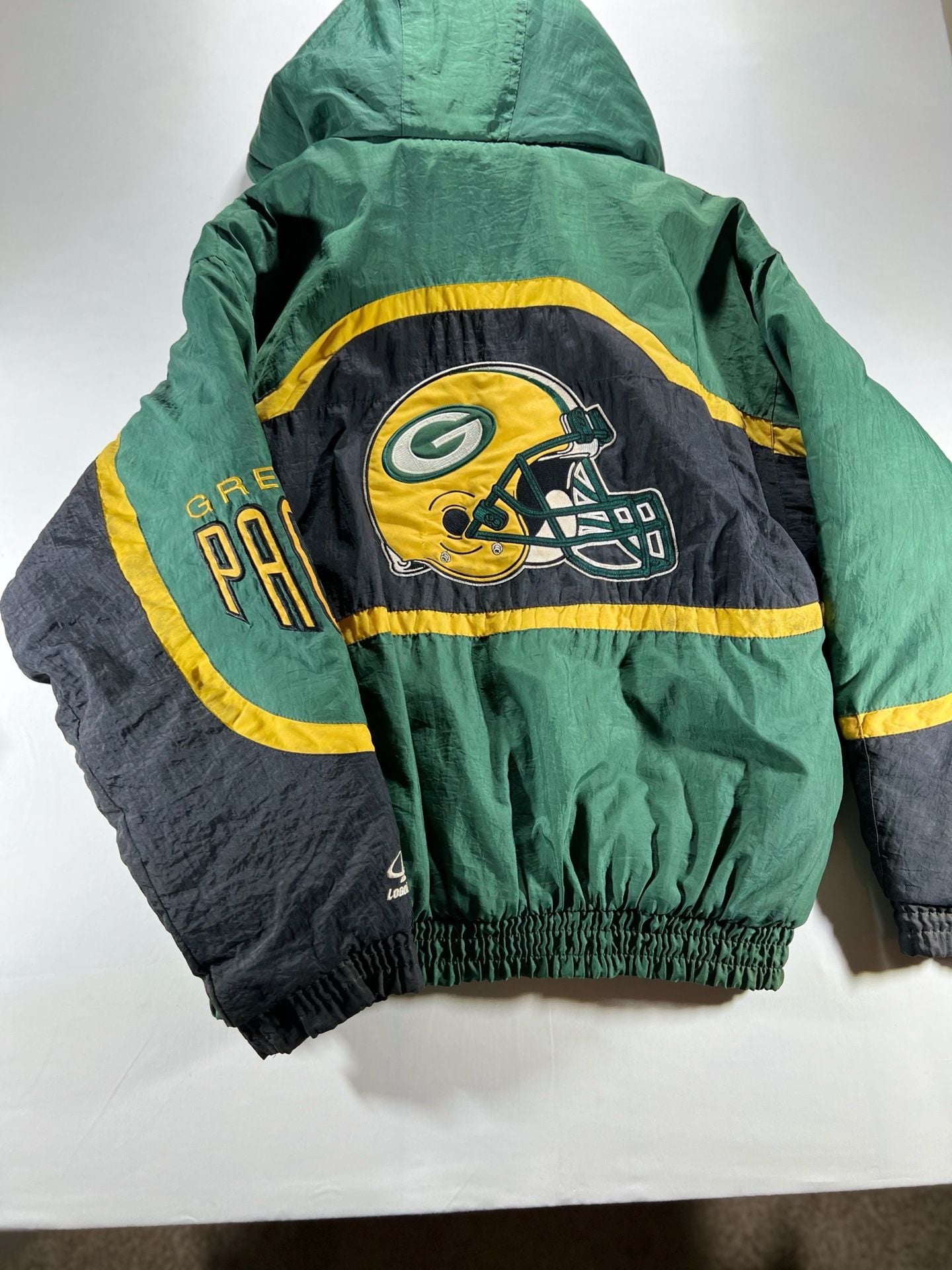 Logo Athletic NFL Pro Line Green Bay Packers Jacket Size Large Vintage 3