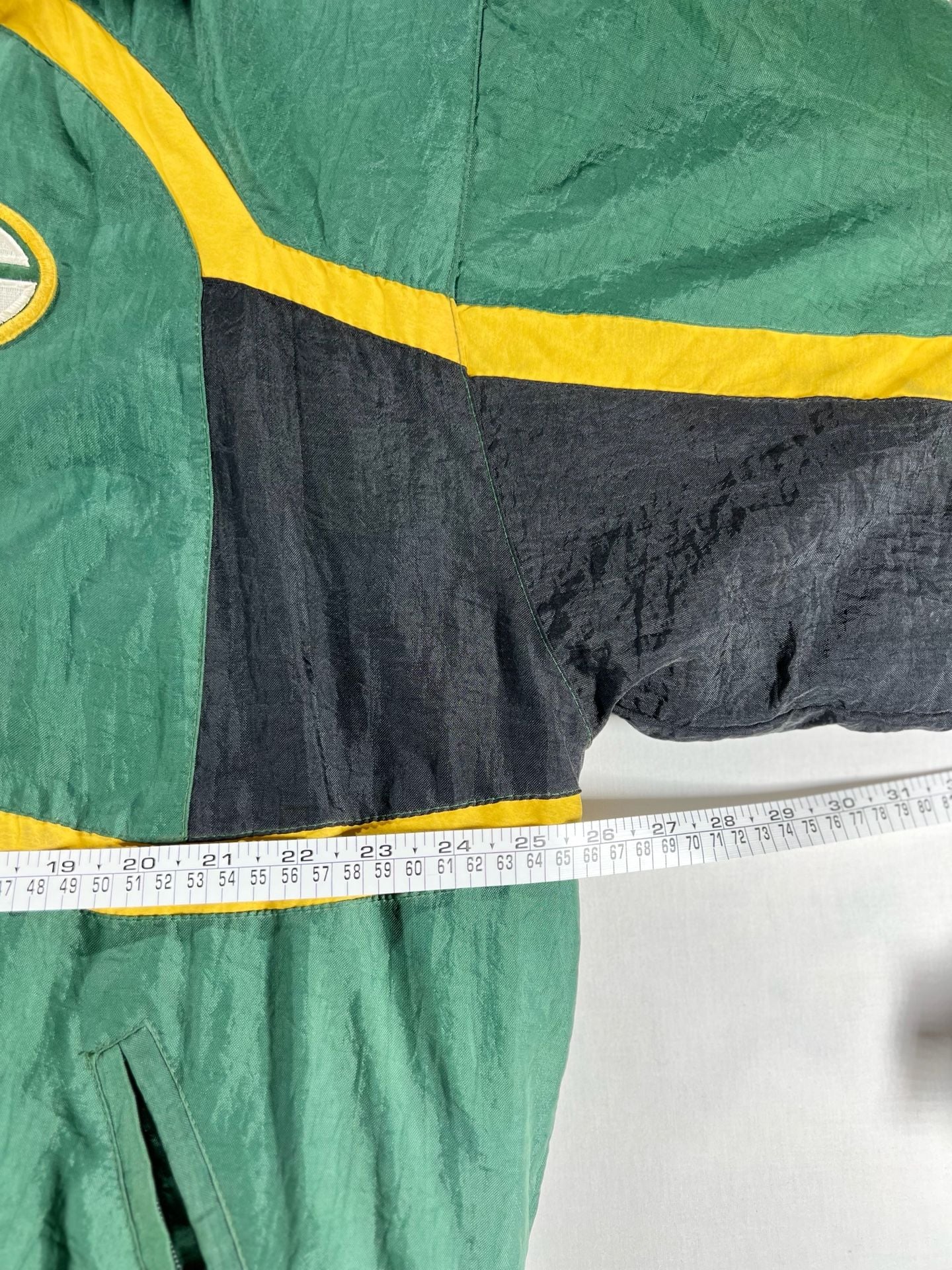 Logo Athletic NFL Pro Line Green Bay Packers Jacket Size Large Vintage 7