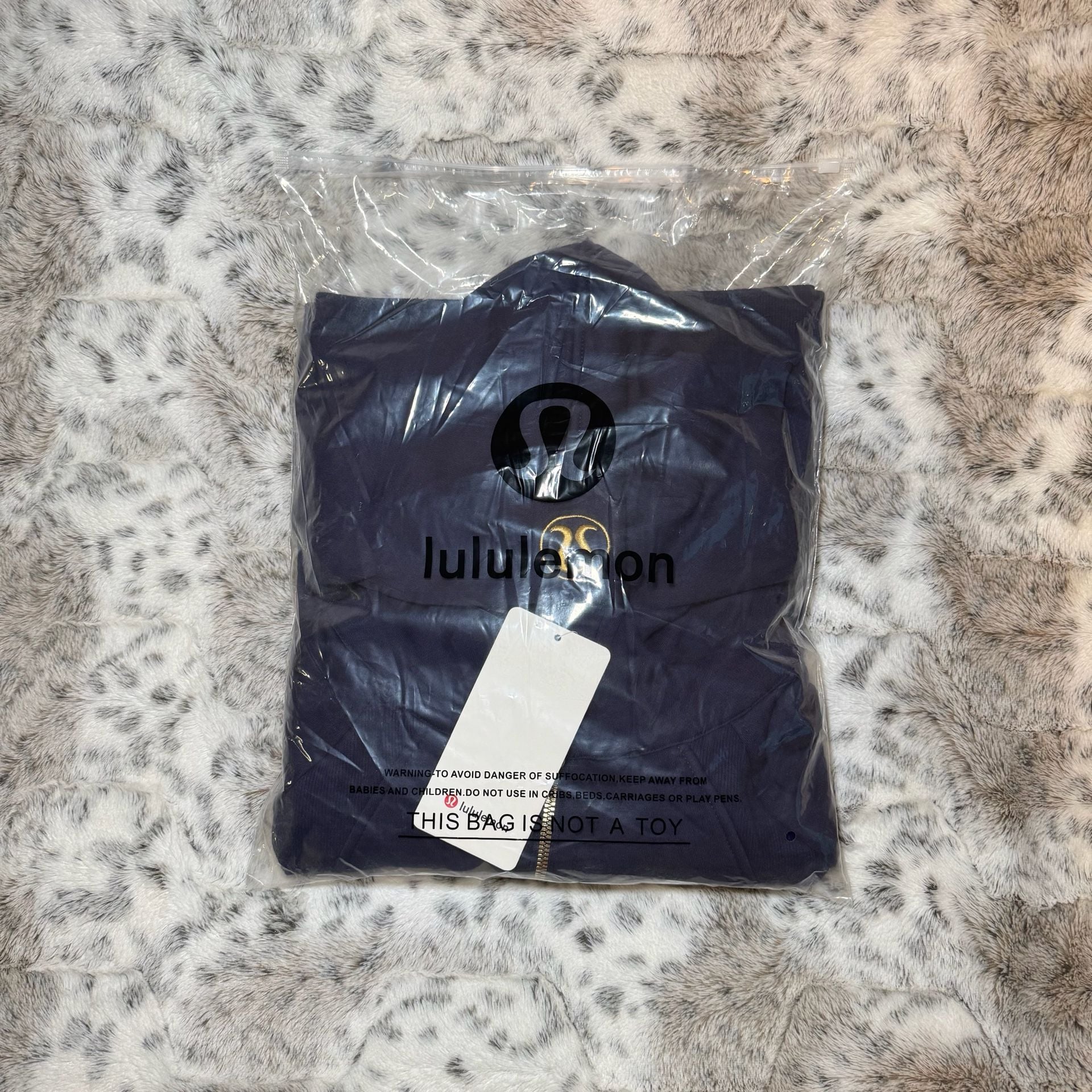 Lululemon Scuba Zip Hoodie Navy Blue 7