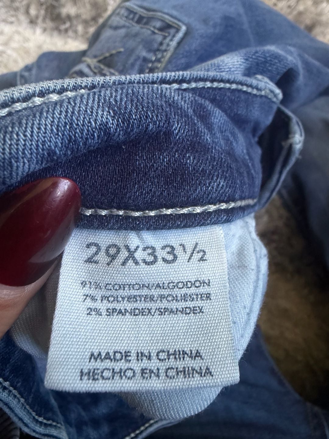 BKE Stella Bootcut Jeans 29x33.5 Blue Denim Slim Fit Low Rise 3