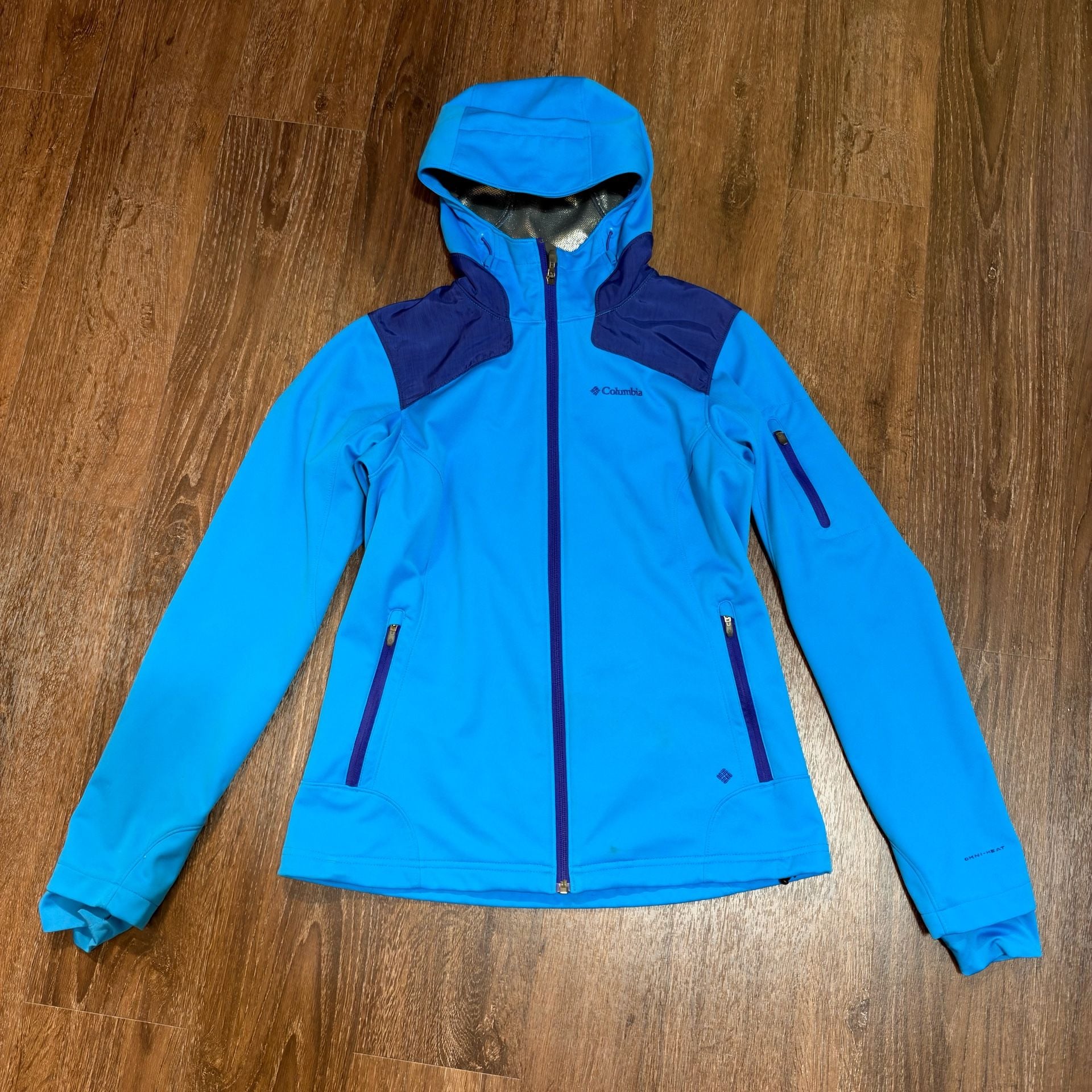 Columbia Omni-Heat Softshell Jacket Size M Blue 2