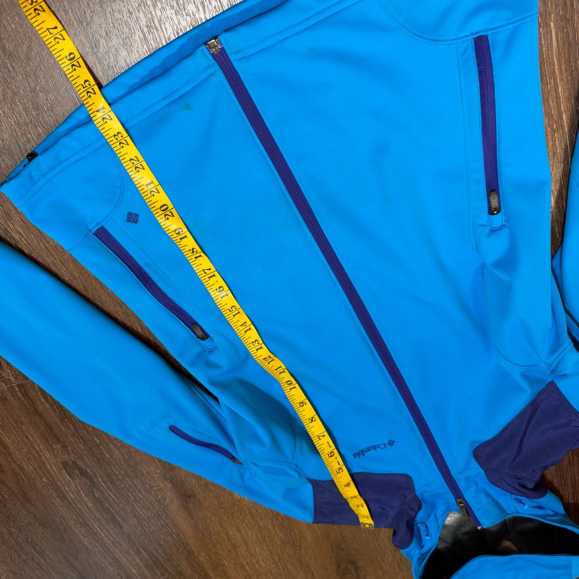 Columbia Omni-Heat Softshell Jacket Size M Blue 4