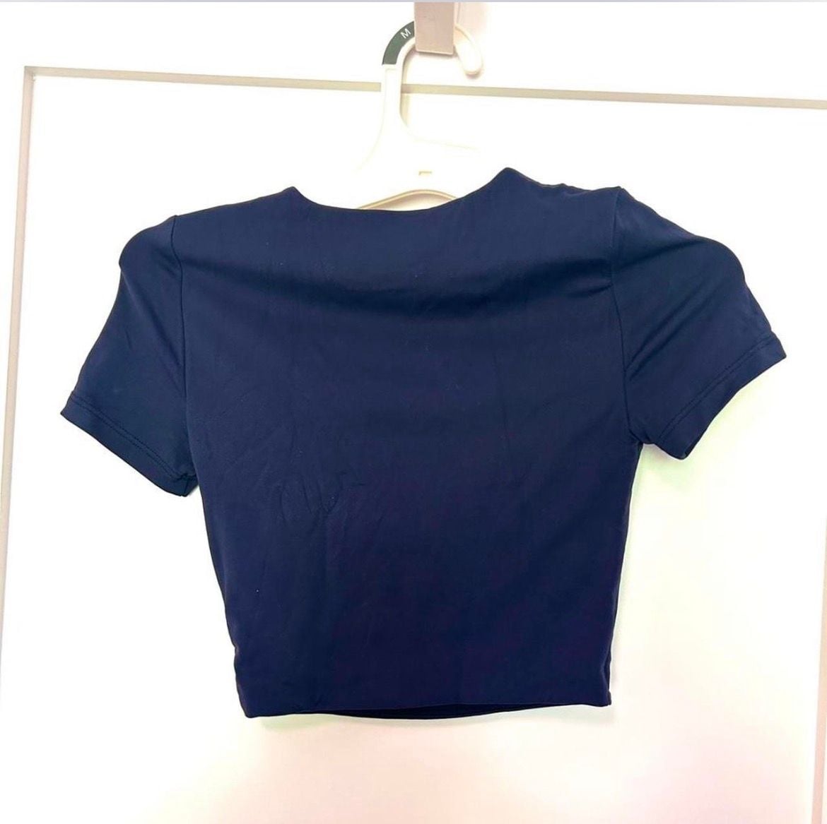 Aritzia Babaton Crop Top Navy Blue 4
