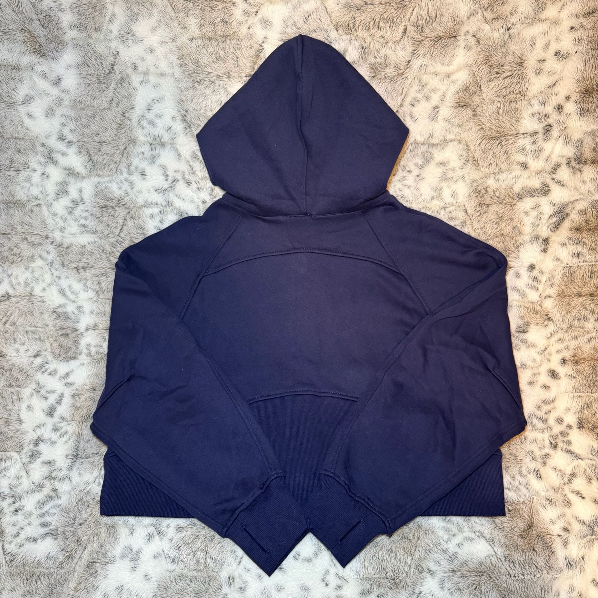 Lululemon Scuba Zip Hoodie Navy Blue 5