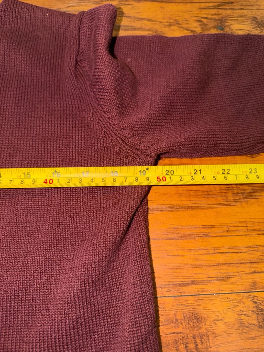 Women’s J.Crew V-Neck Sweater Small Burgundy Cotton Knit Long Sleeve 4