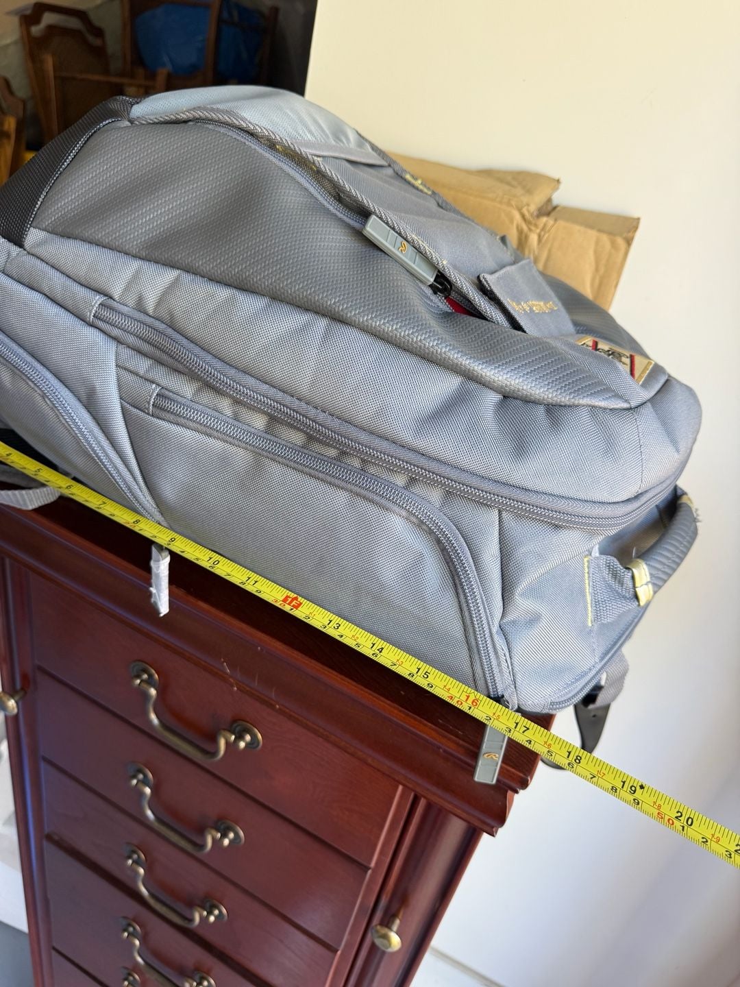 NWOT Rawlings Mark Of A Pro Backpack Gray 8
