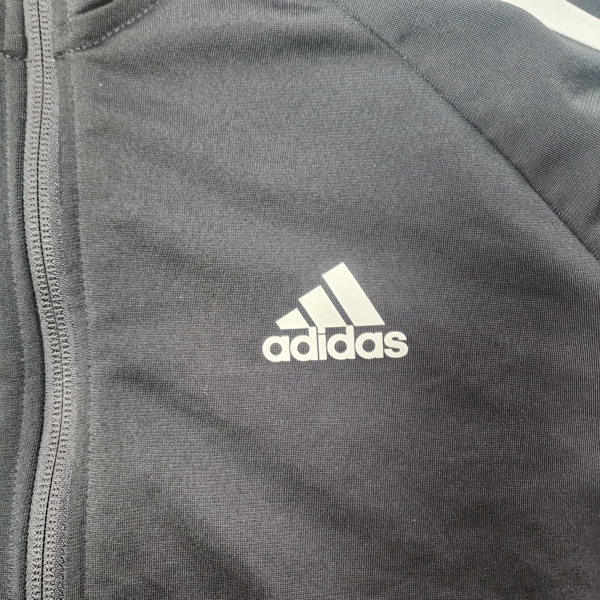 Adidas Track Jacket And Shorts Set Black White 4