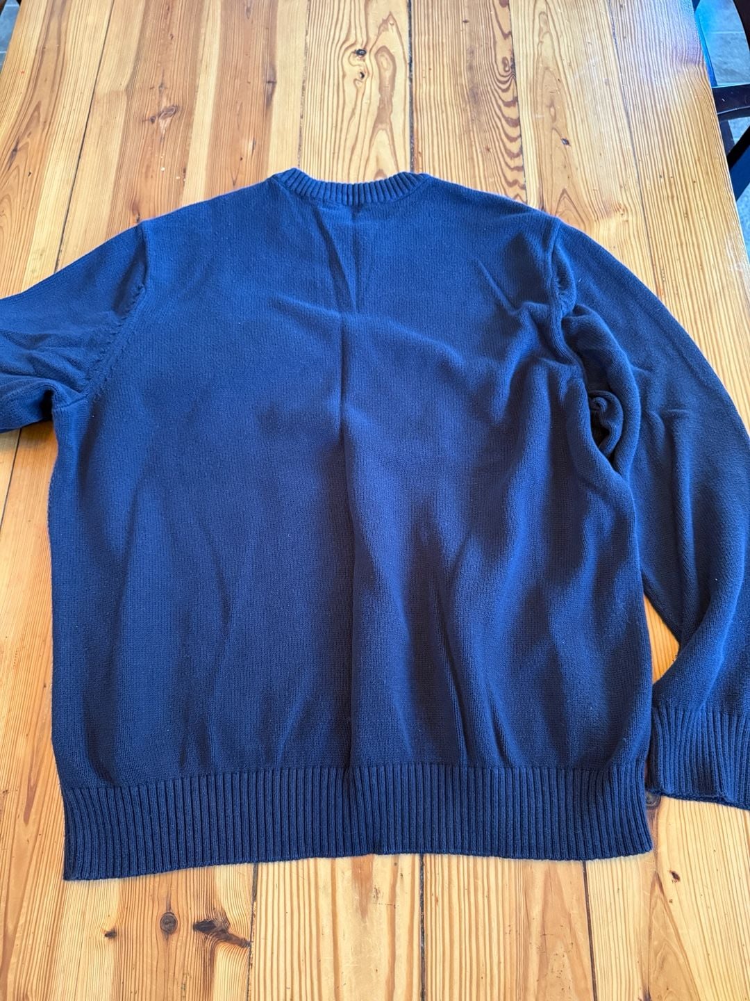 Dockers Colorblock Cotton Crewneck Sweater Size XL Blue 5