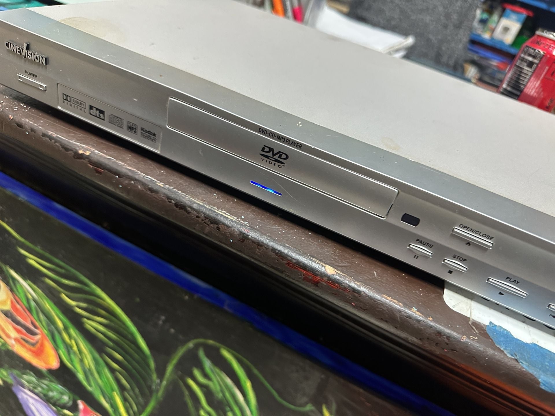 CineVision DVP650 DVD CD MP3 Player Silver 5