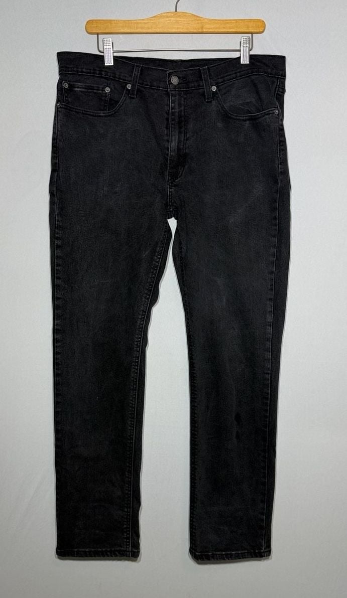 Levi's 541 Athletic Fit Jeans 34x32 Black Denim 2