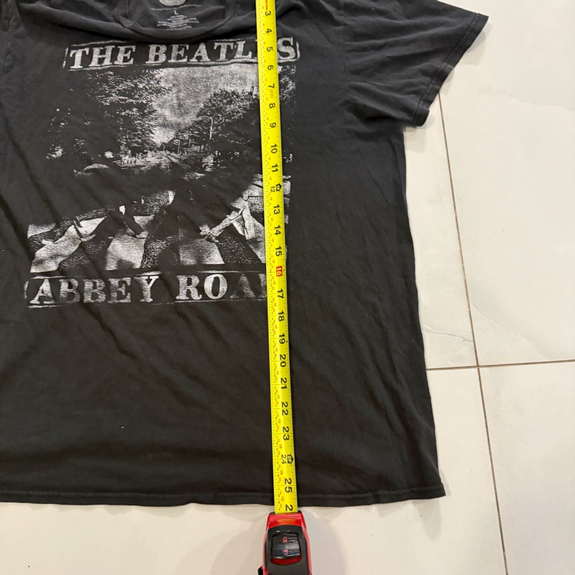 Faded The Beatles Abbey Road T-Shirt  8