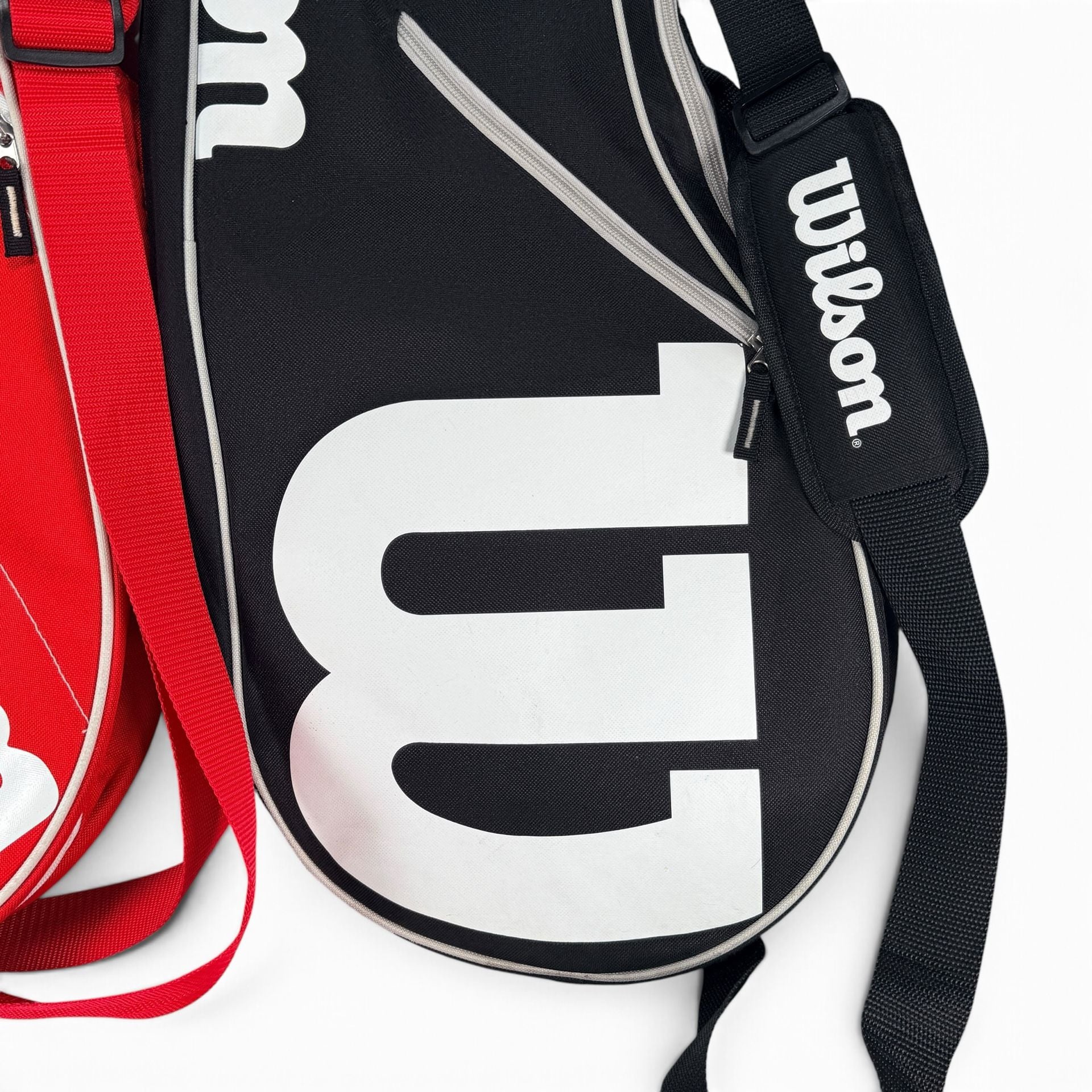 Wilson Advantage Tennis Racquet Bags Set of 2 Red and Black Shoulder Strap 8