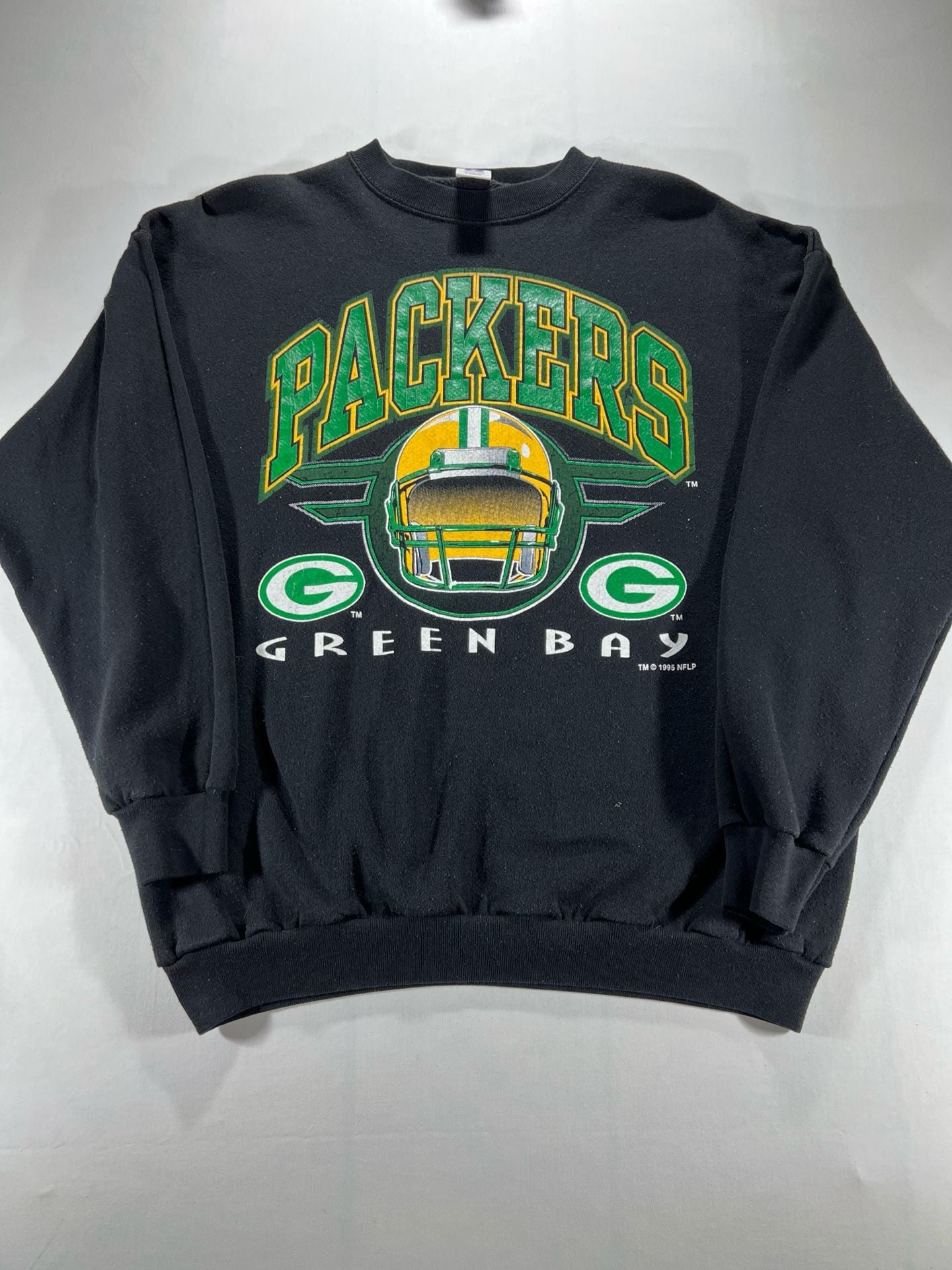 Logo 7 Green Bay Packers 1995 NFL Sweatshirt Size X-Large 2