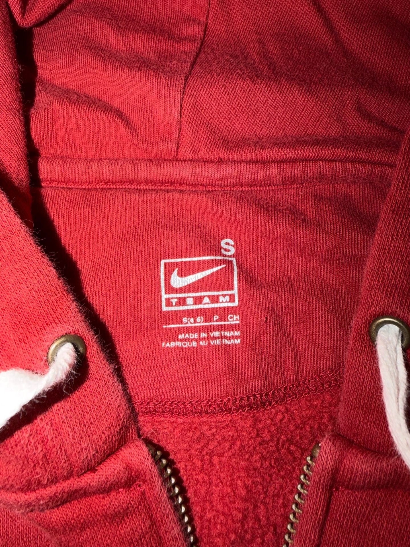 Nike Alabama Crimson Tide Full Zip Hoodie Size S Red 3