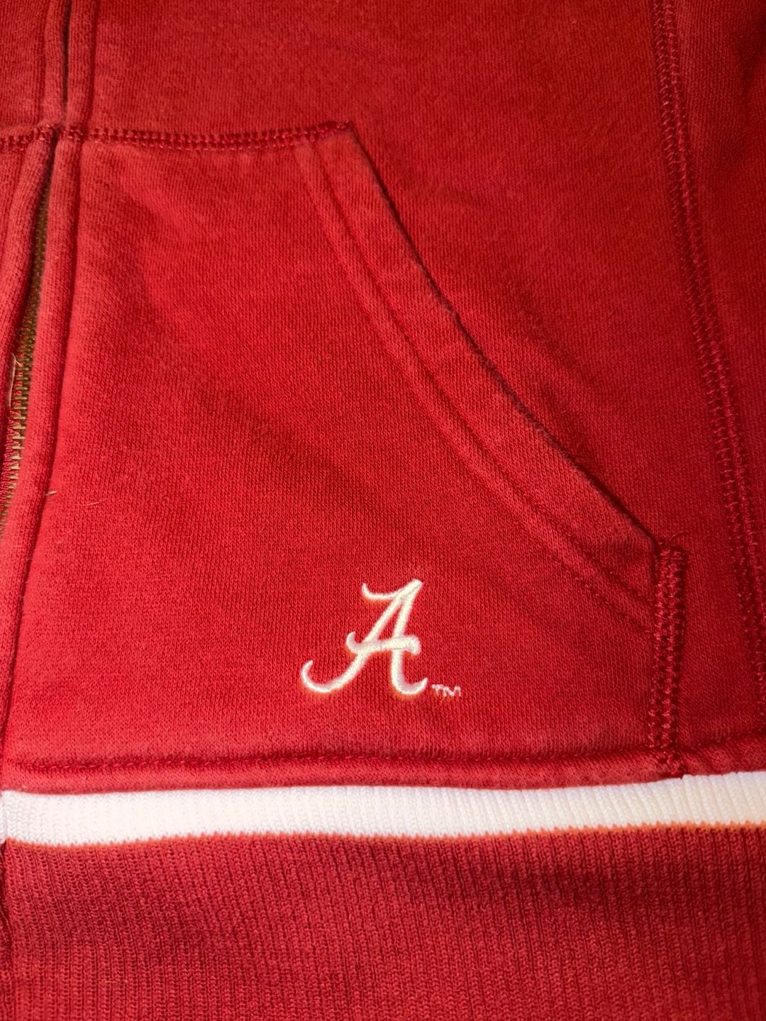 Nike Alabama Crimson Tide Full Zip Hoodie Size S Red 4