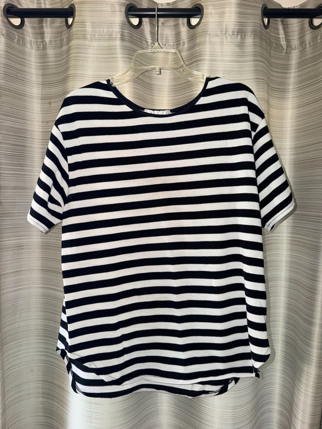 The Limited Women's Black/White Stripe Side Tie Blouse Top NEW ..., 2
