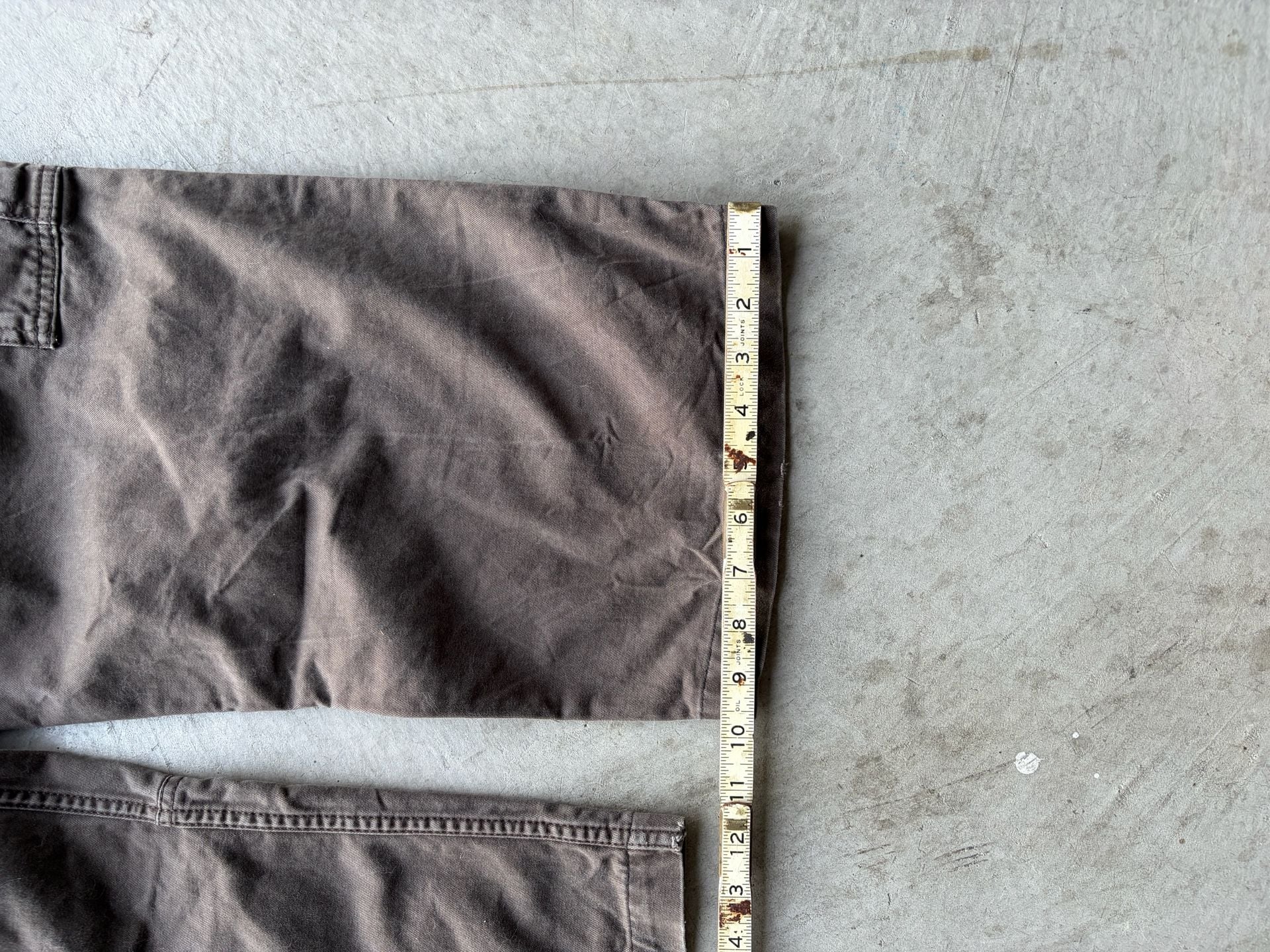 Old Navy Loose Cargo Pants Size 36x30 Brown Cotton Utility Workwear 7