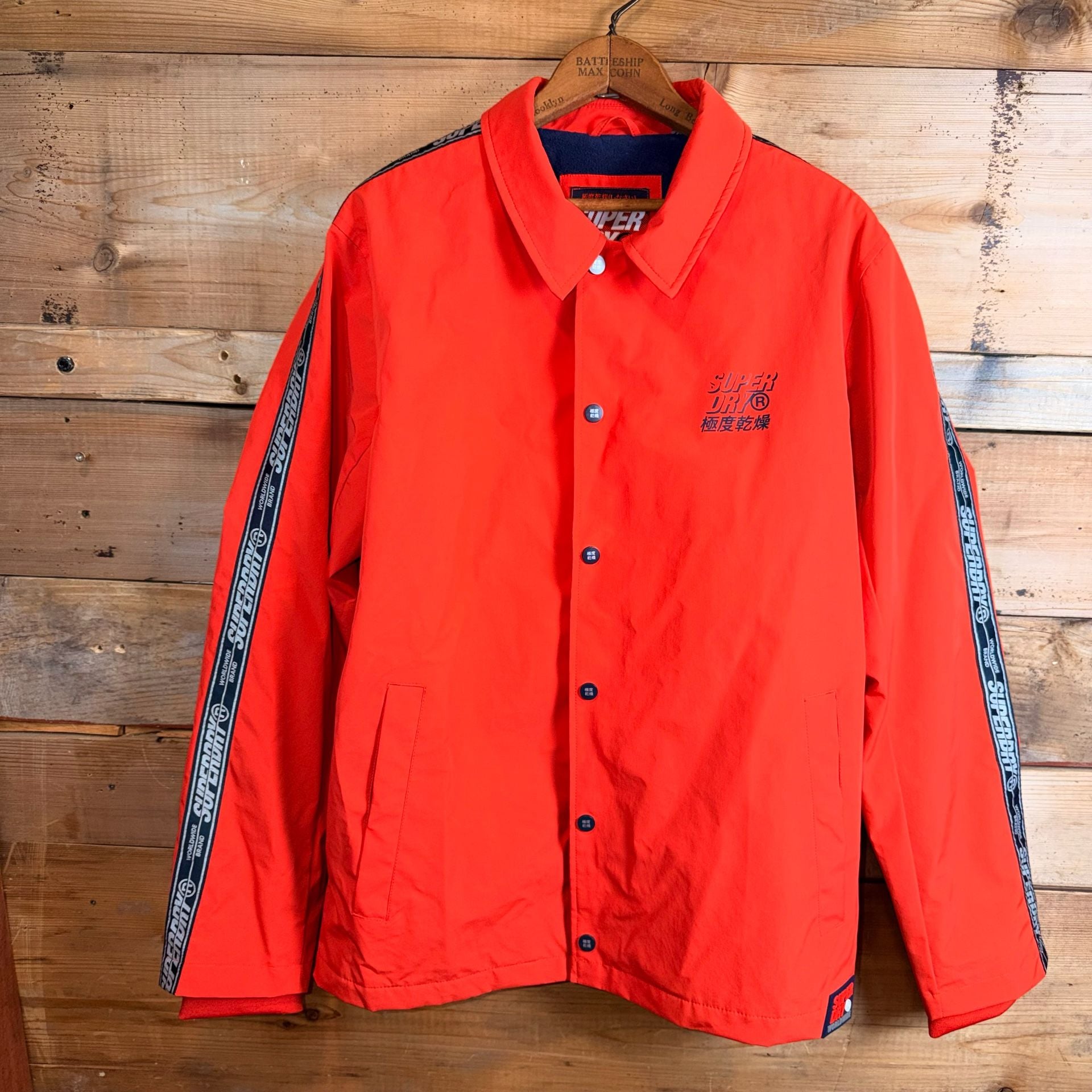 Superdry Cadence Coach Jacket Blood Orange 3