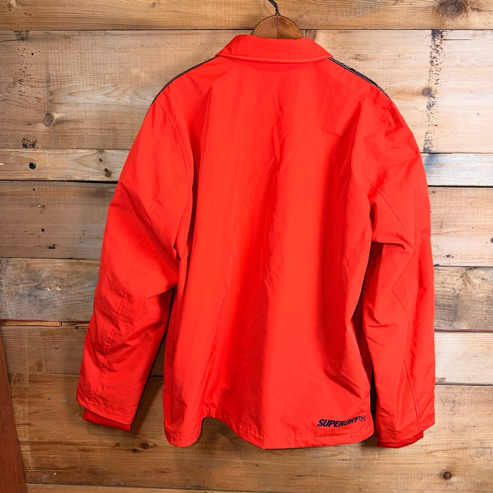 Superdry Cadence Coach Jacket Blood Orange 4
