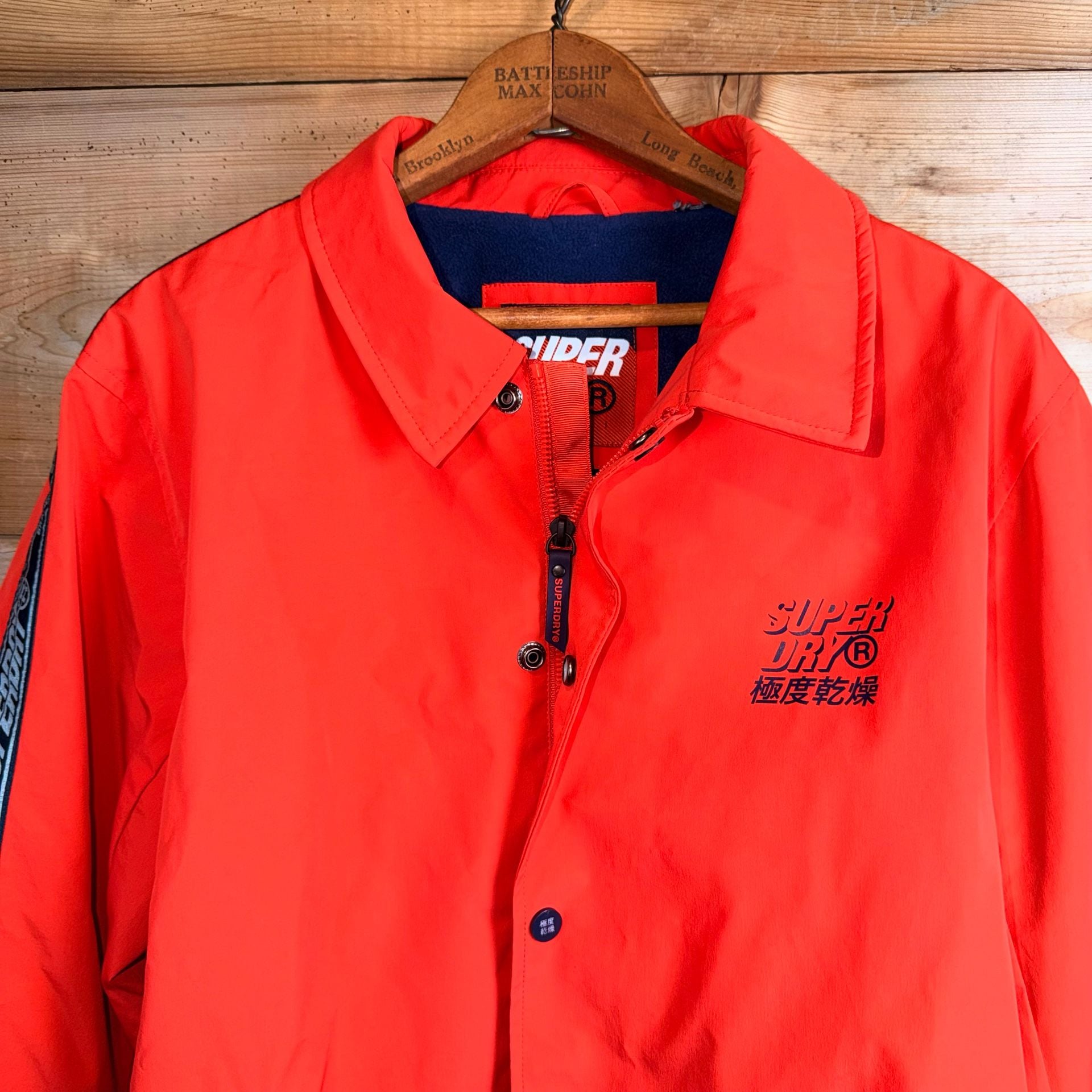 Superdry Cadence Coach Jacket Blood Orange 6