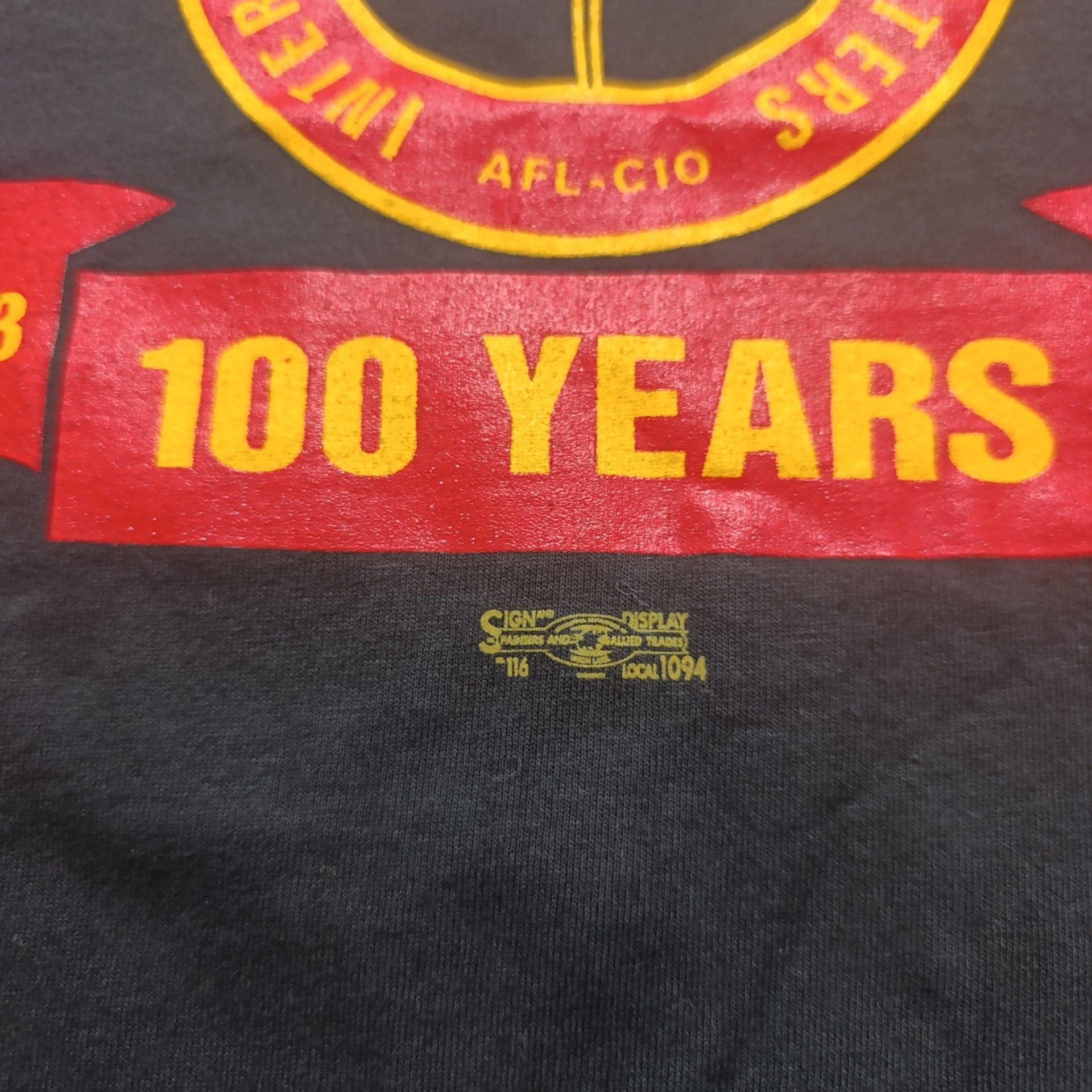 The Frank Doolittle Company Teamsters T-Shirt Large Black 10