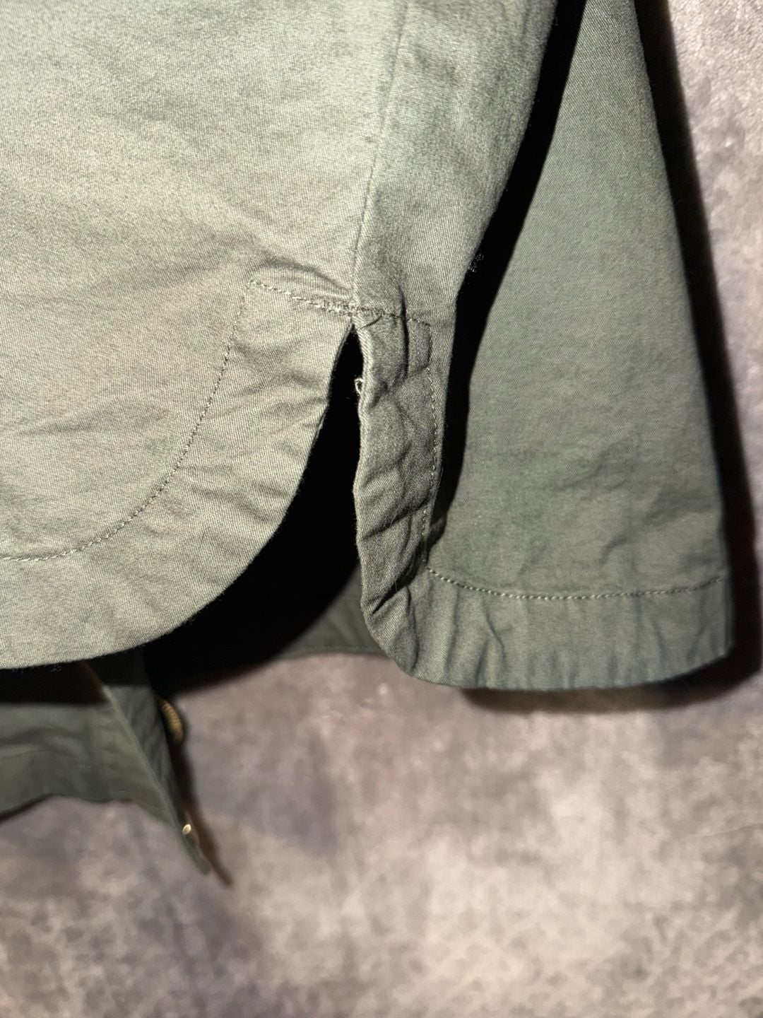 Love Tree Utility Anorak Jacket Size S Olive Green Hooded 10