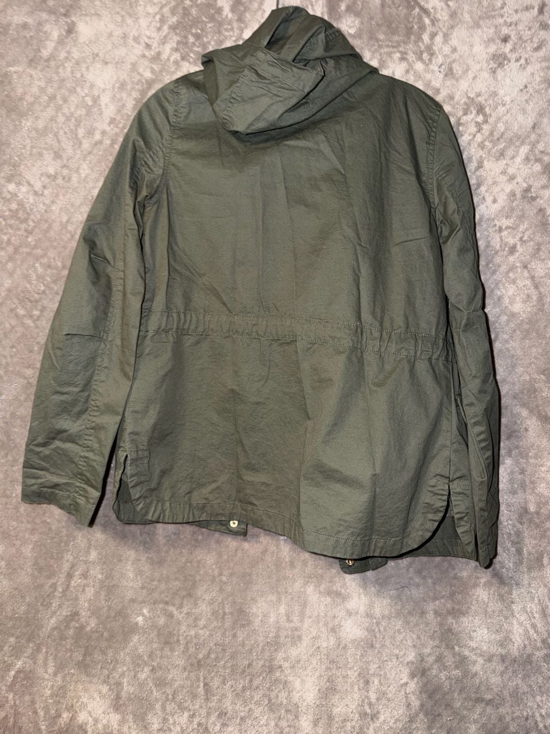 Love Tree Utility Anorak Jacket Size S Olive Green Hooded 13