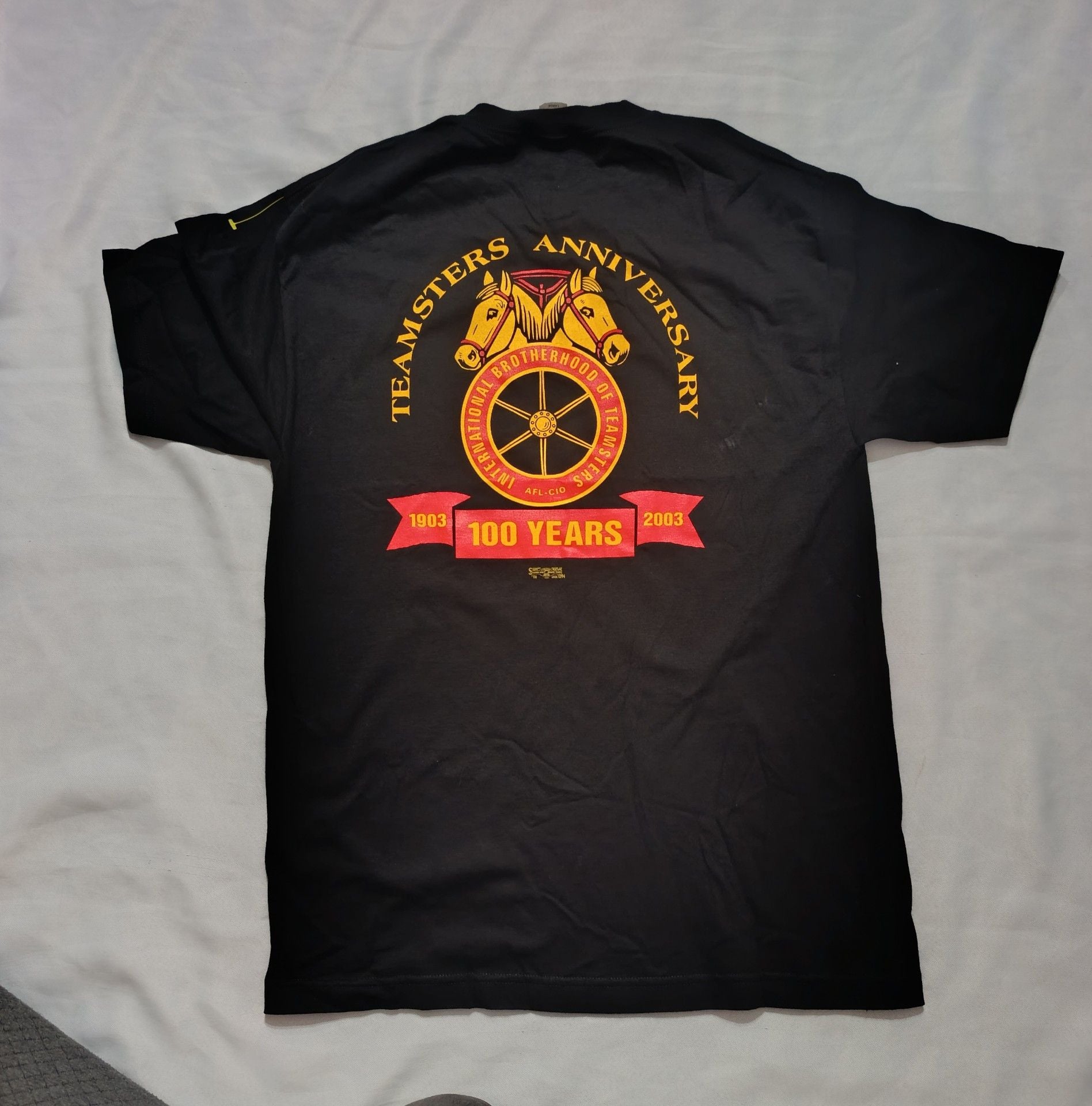 The Frank Doolittle Company Teamsters T-Shirt Large Black 3