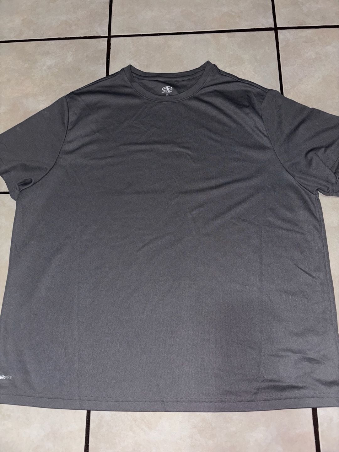 Athletic Works T-Shirt Size 2XL Gray Athletic Activewear 2