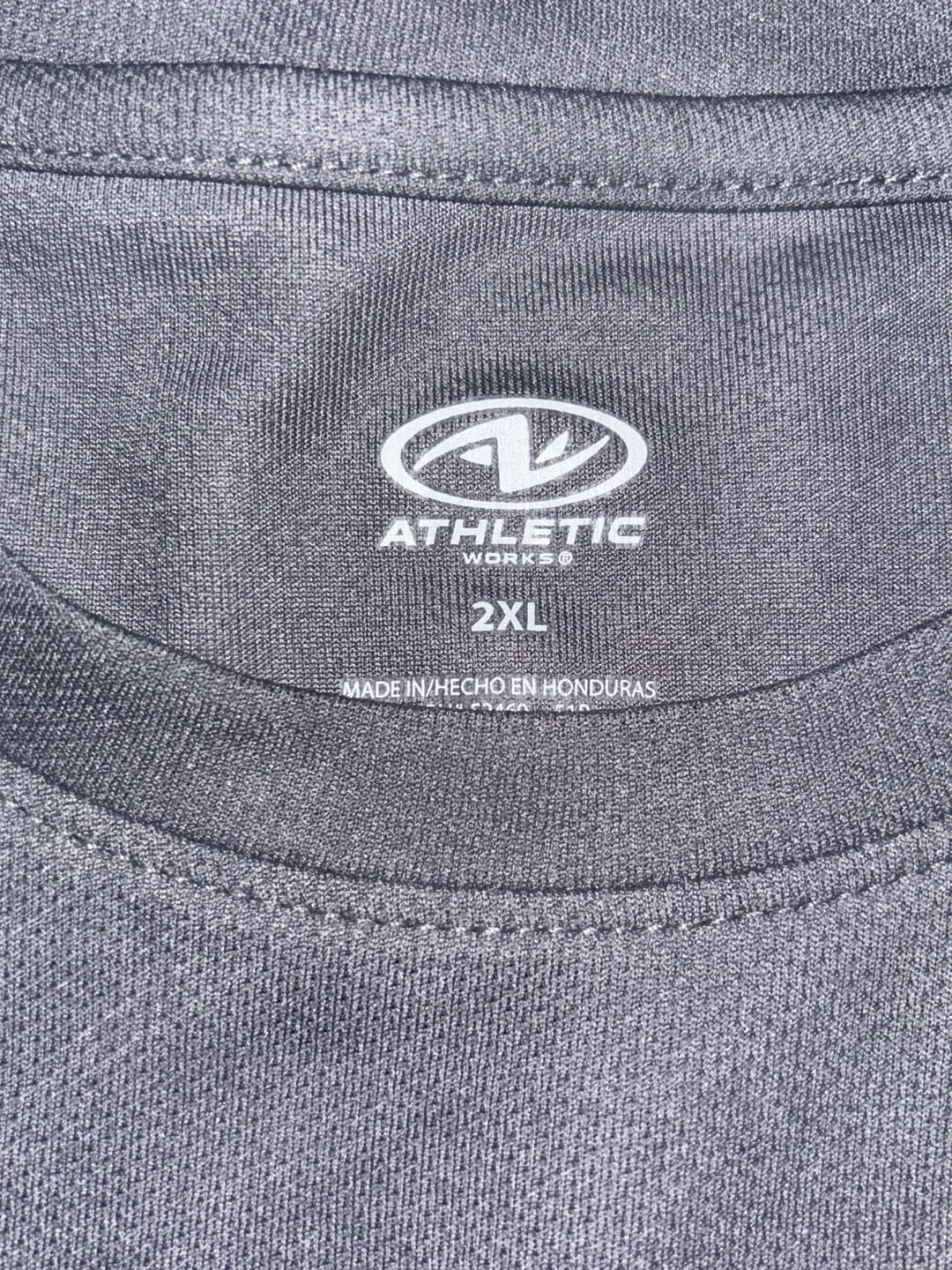 Athletic Works T-Shirt Size 2XL Gray Athletic Activewear 4