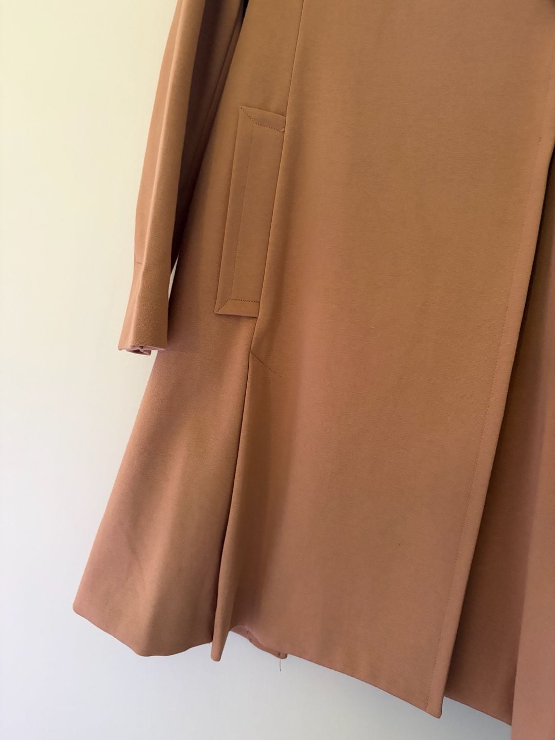 Cabi Trench Coat Size XS Camel Long Jacket 3