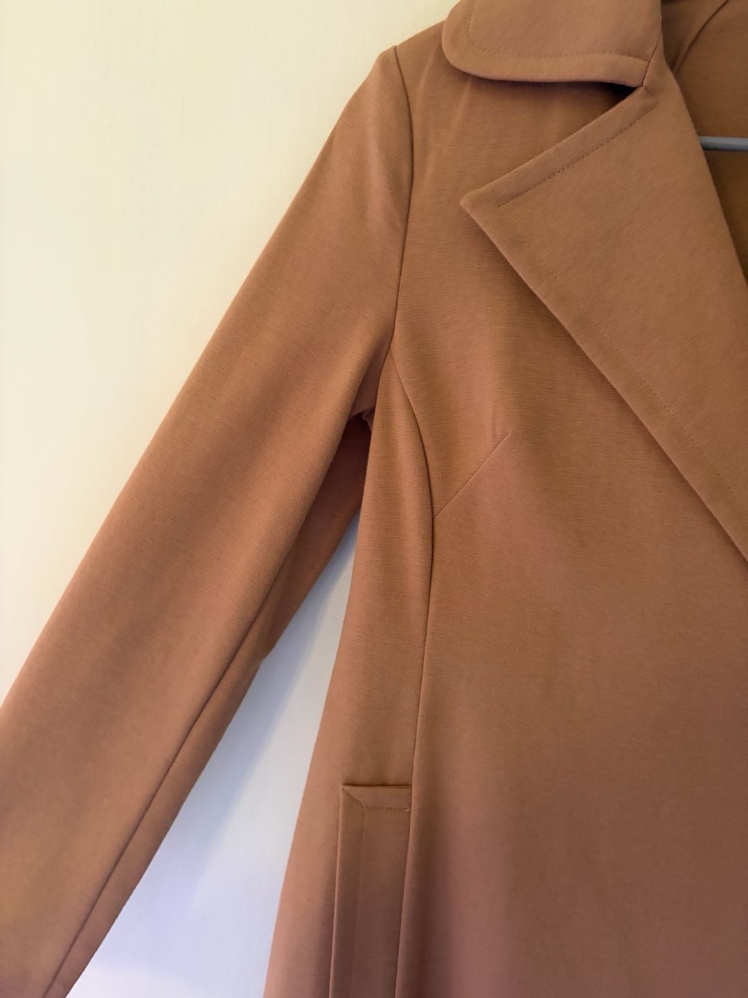 Cabi Trench Coat Size XS Camel Long Jacket 4