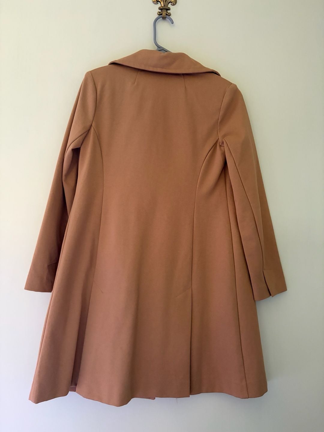 Cabi Trench Coat Size XS Camel Long Jacket 7