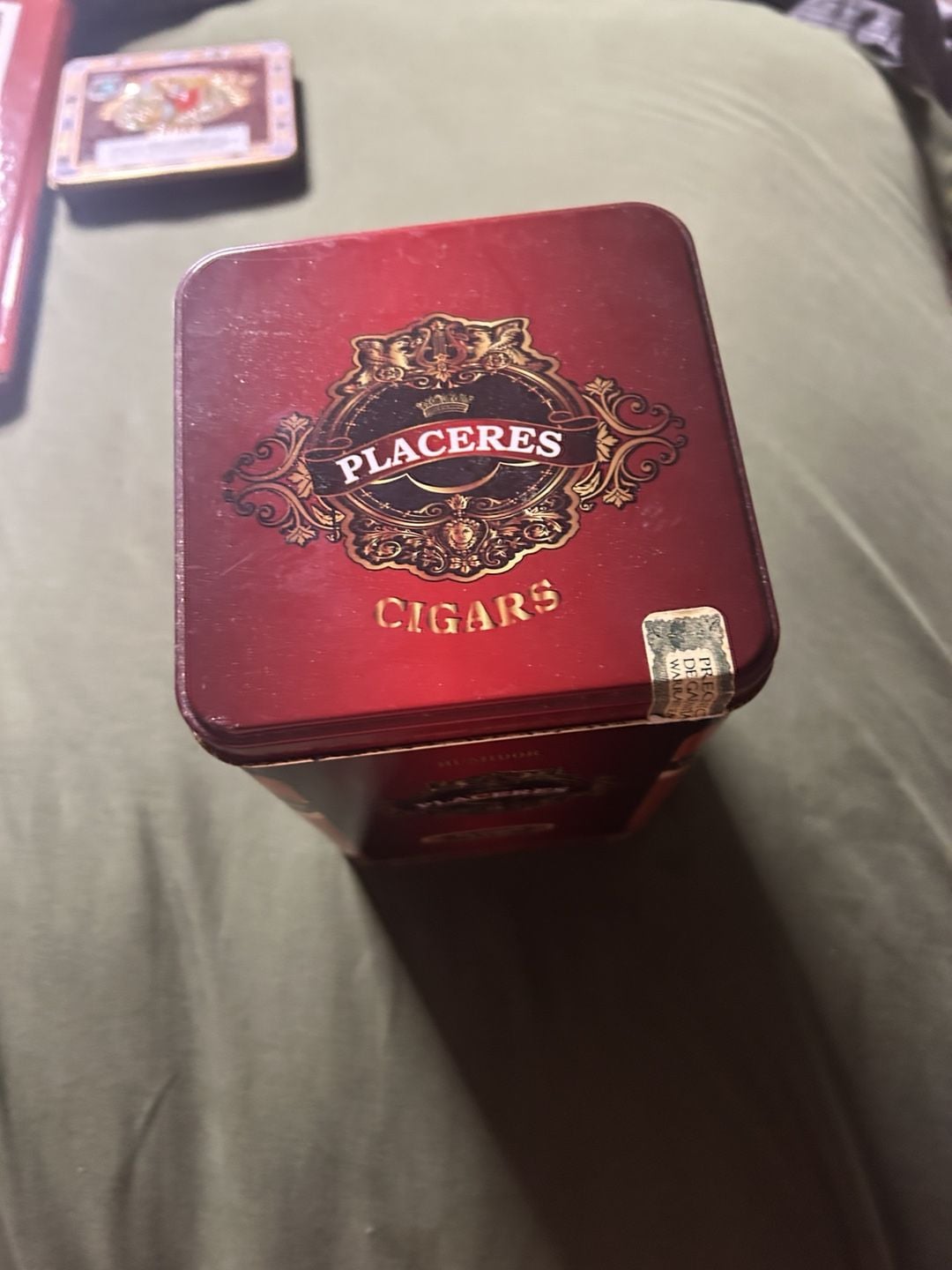 Placeres Humidor Toros 25 Cigar Tin Can 6x52 6