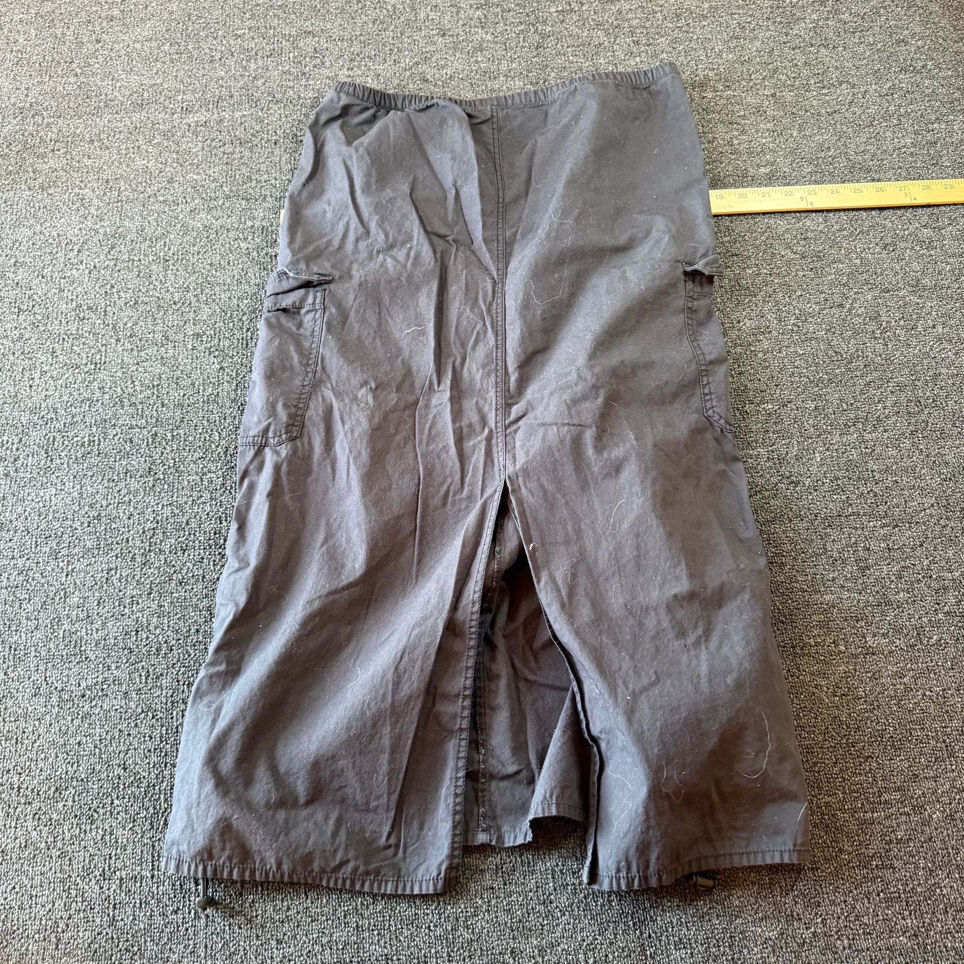 Cargo Maxi Skirt Black 7