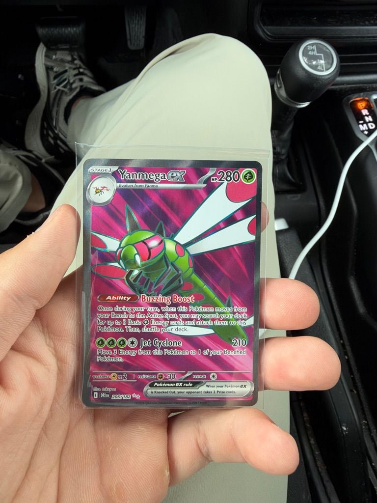 Pokemon Yanmega ex 206/182 Full Art Trading Card 1