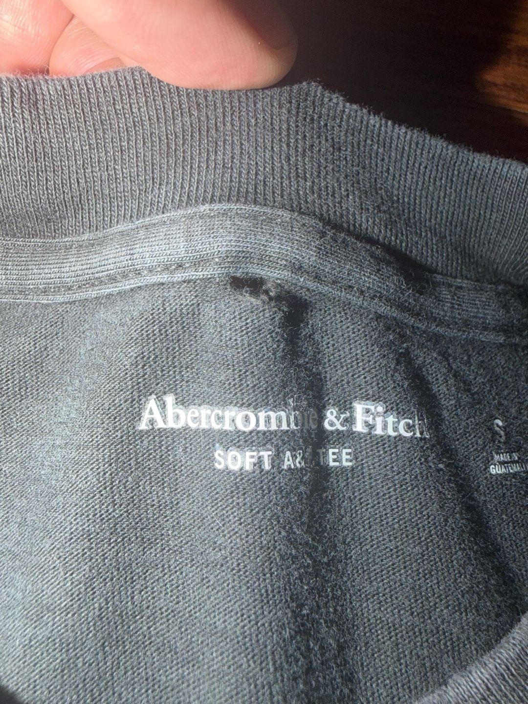 Abercrombie & Fitch Denali Alaska Graphic Long Sleeve Shirt Black 9