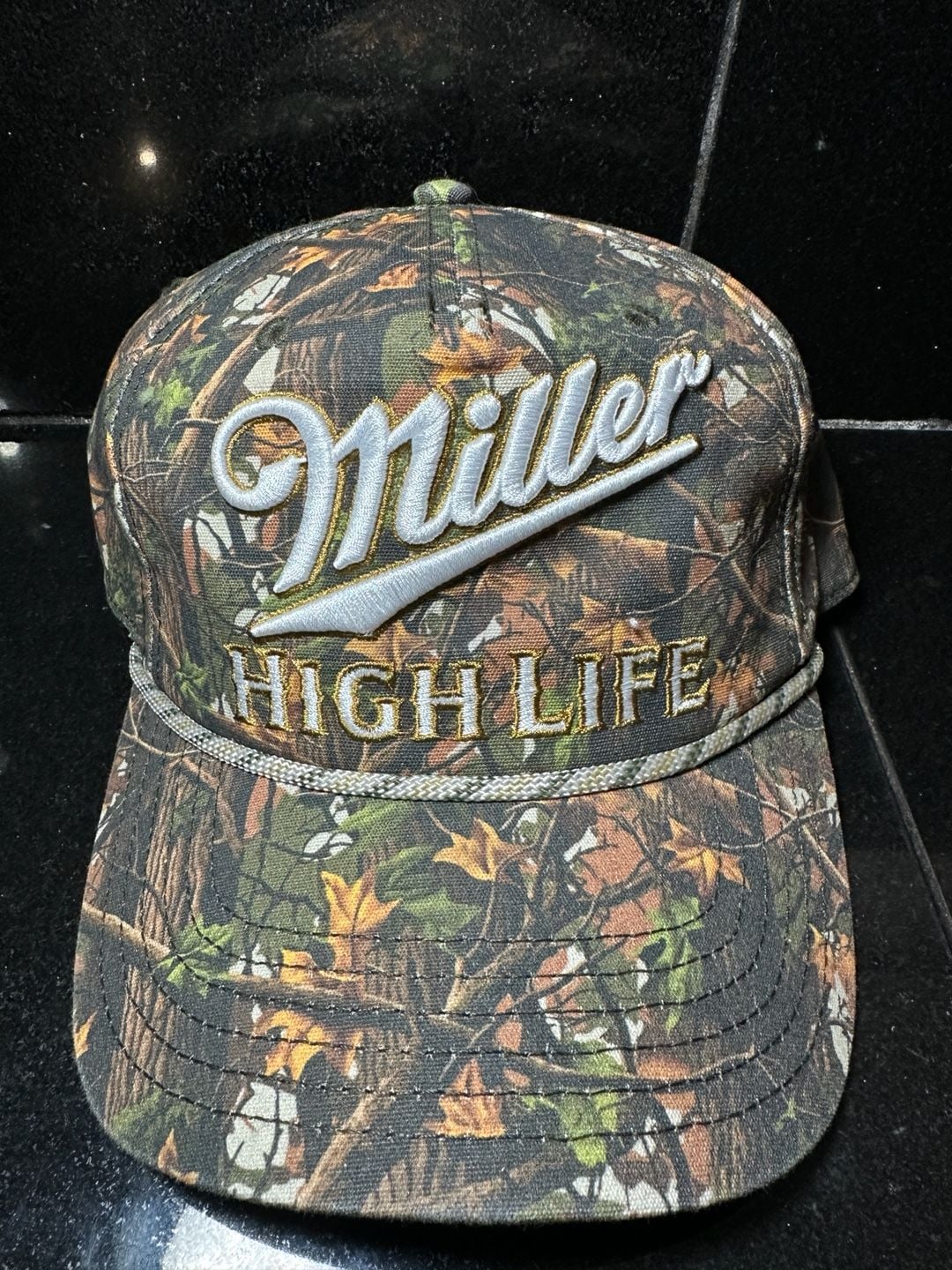 Miller High Life Real Tree Camo Beer Snapback 2