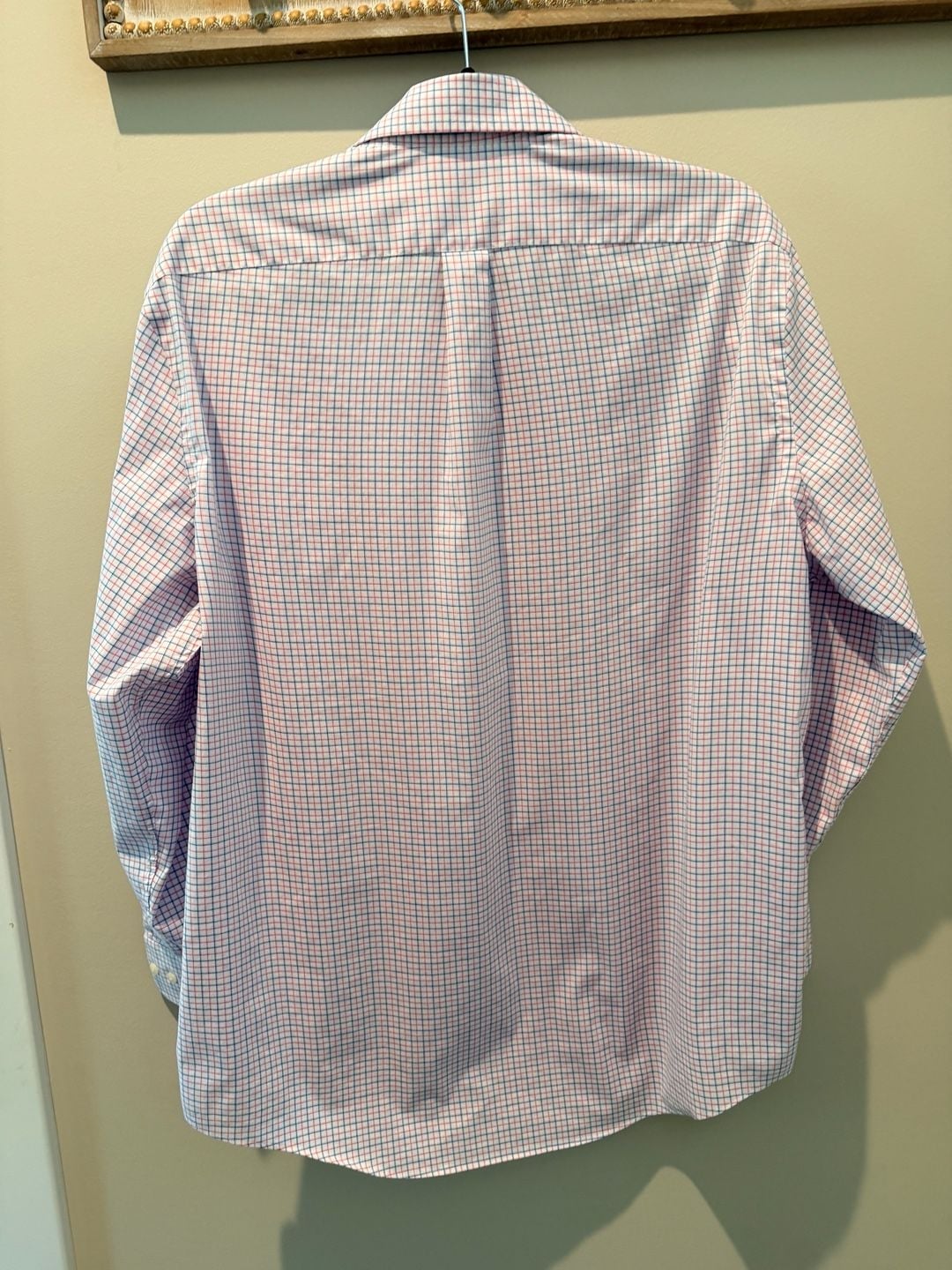Lauren Ralph Lauren Dress Shirt Size 16.5 32/33 Plaid Stretch Regular Fit 5