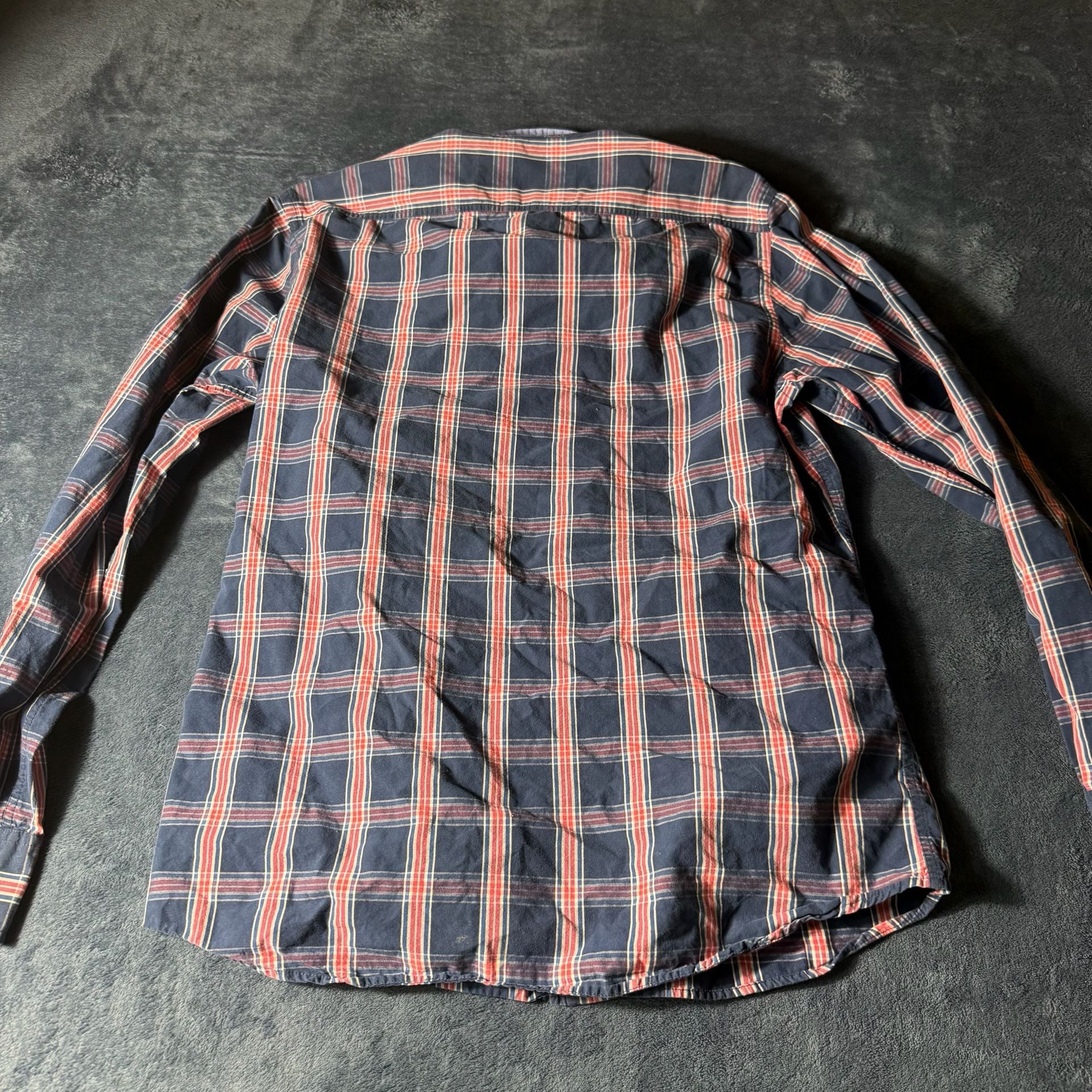 American Eagle Plaid Long Sleeve Button Down Shirt Size youth medium 7