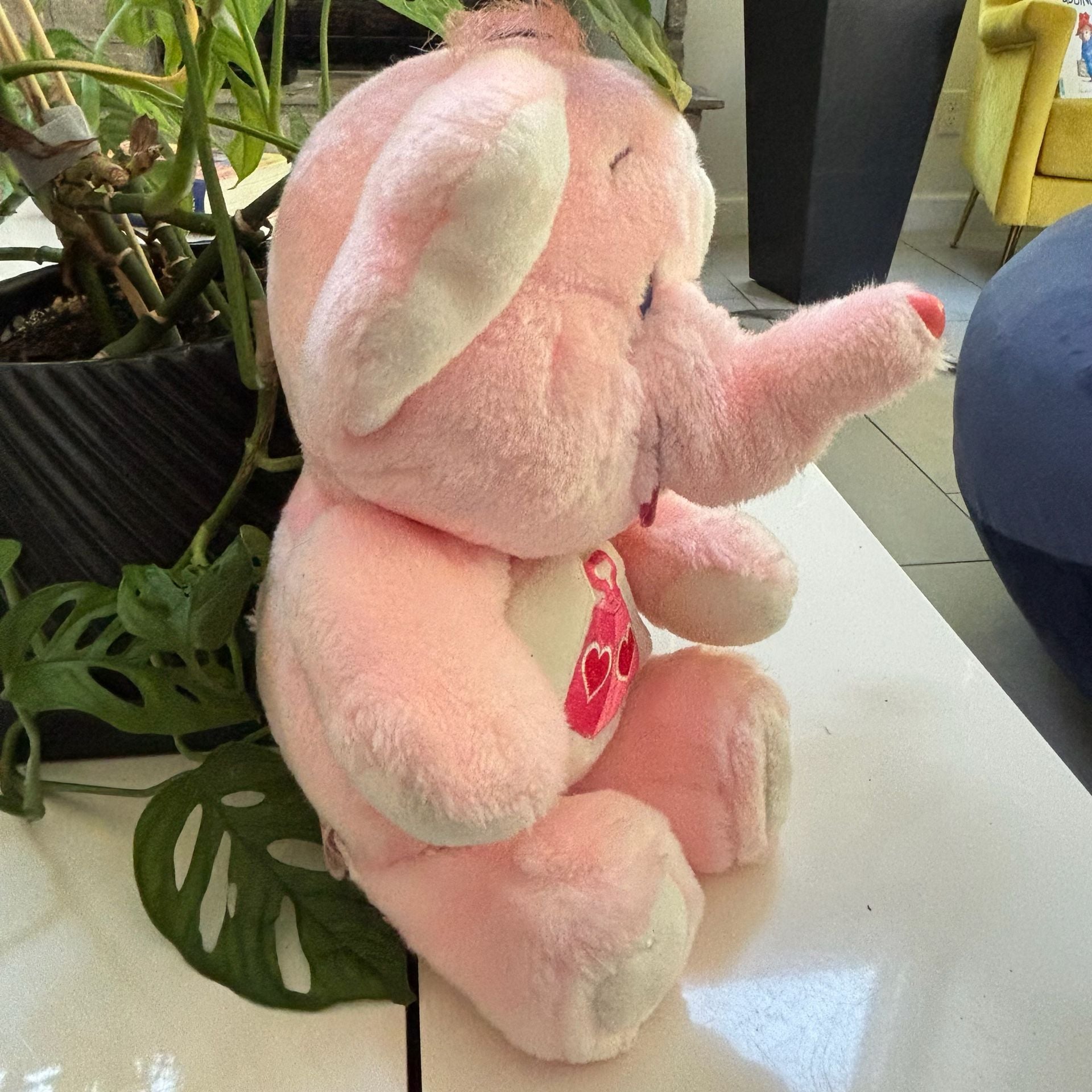 Kenner Care Bears Cousins Lotsa Heart Elephant Plush 1984 Vintage 6