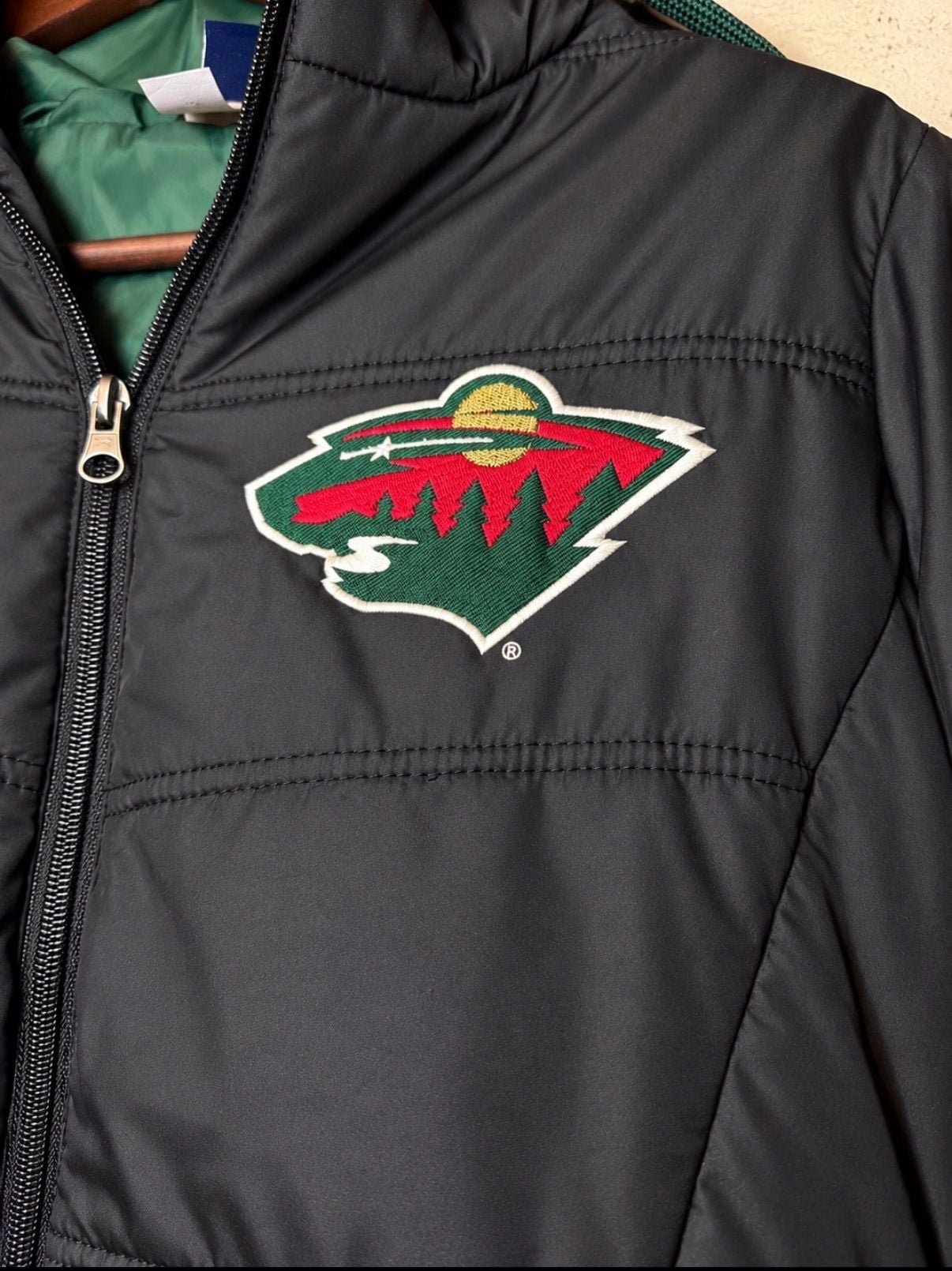 Gear For Sports Minnesota Wild Puffer Jacket Size S Black 3