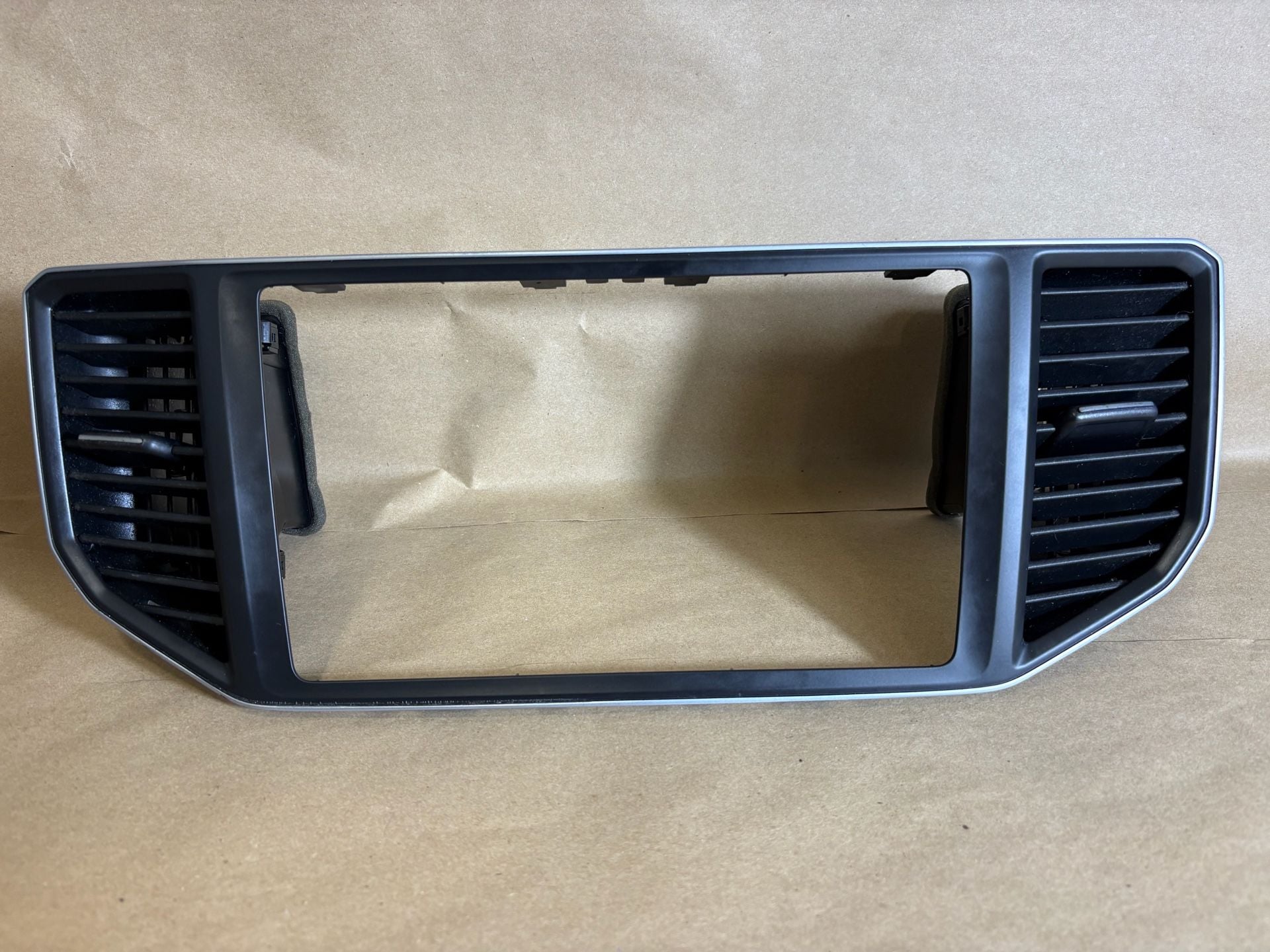 2018–2020 VW Atlas Center Dash Radio Bezel Trim with Air Vents OEM 2