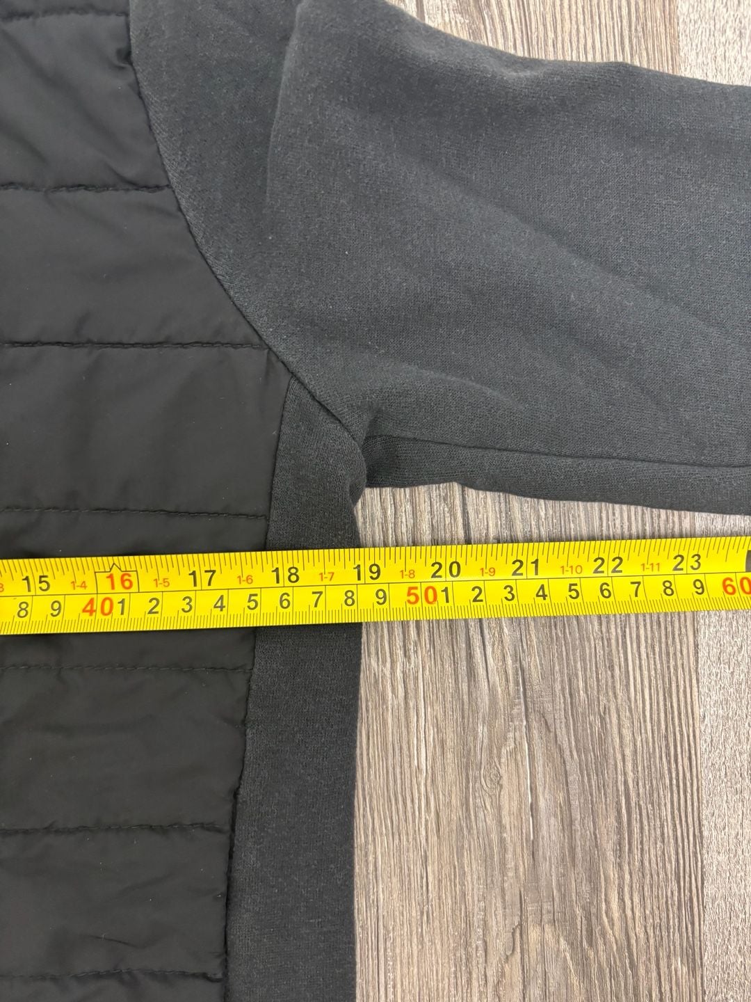 Abercrombie & Fitch Quilted Full Zip Hoodie Size M Black 8