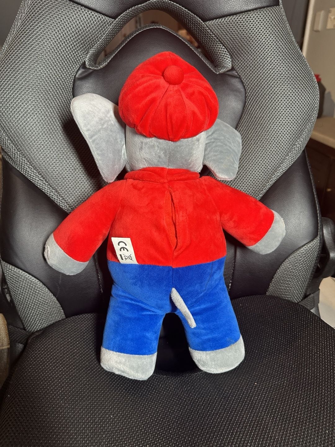 Benjamin Blümchen Elephant Plush Toy Red Hat Blue Overalls 2016 Kiddinx 3