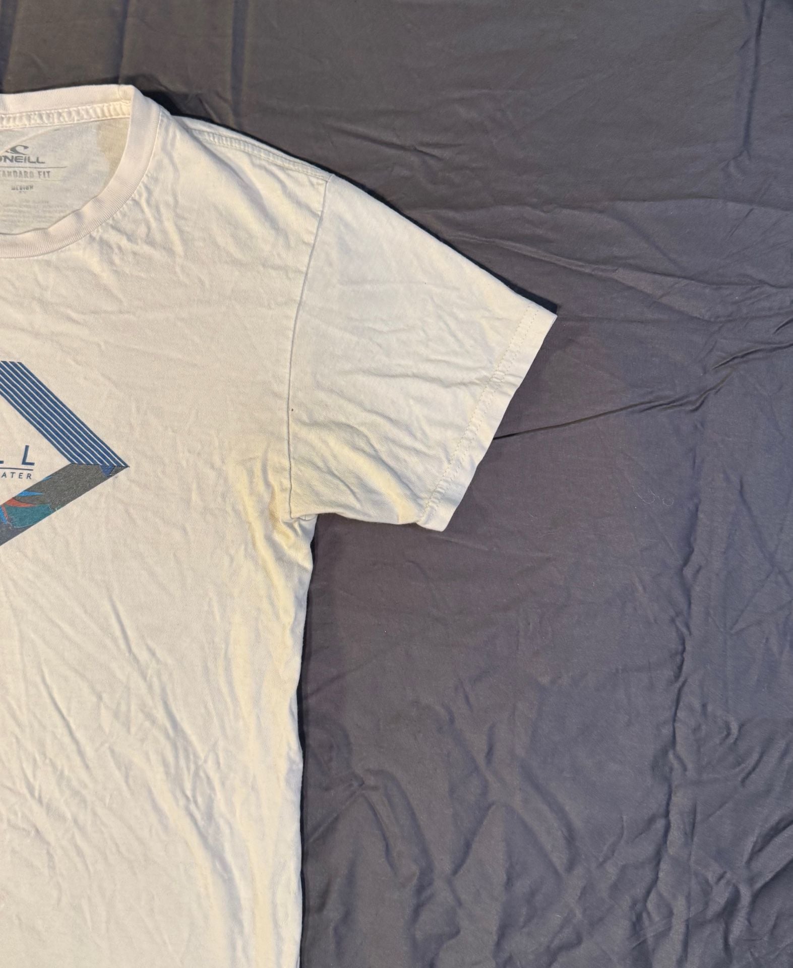 O'Neill Graphic T-Shirt Size Medium White Short Sleeve 5