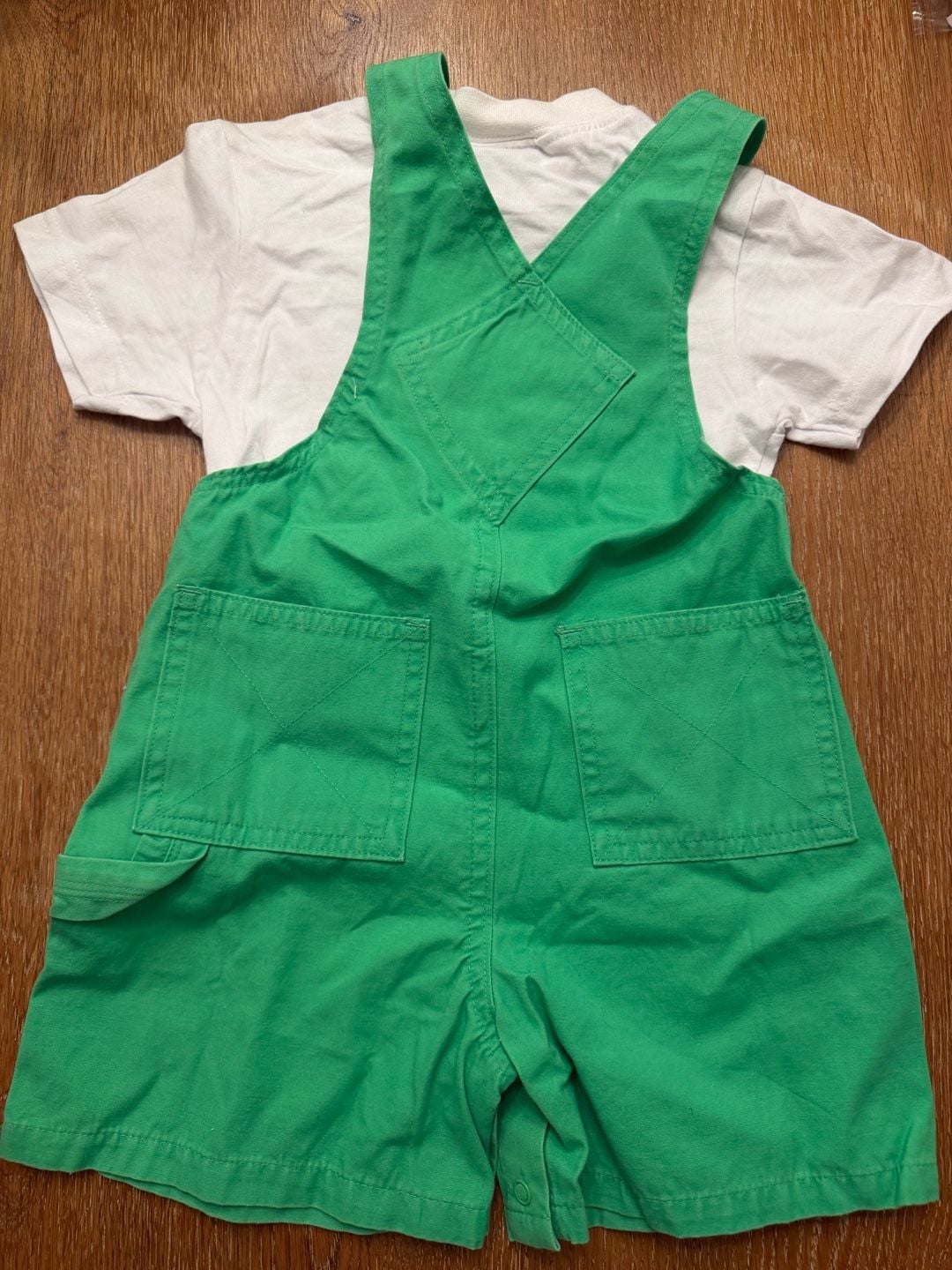 Vintage y2k Disney Store Mickey Donald Duck Goofy overalls set 24 mos 2