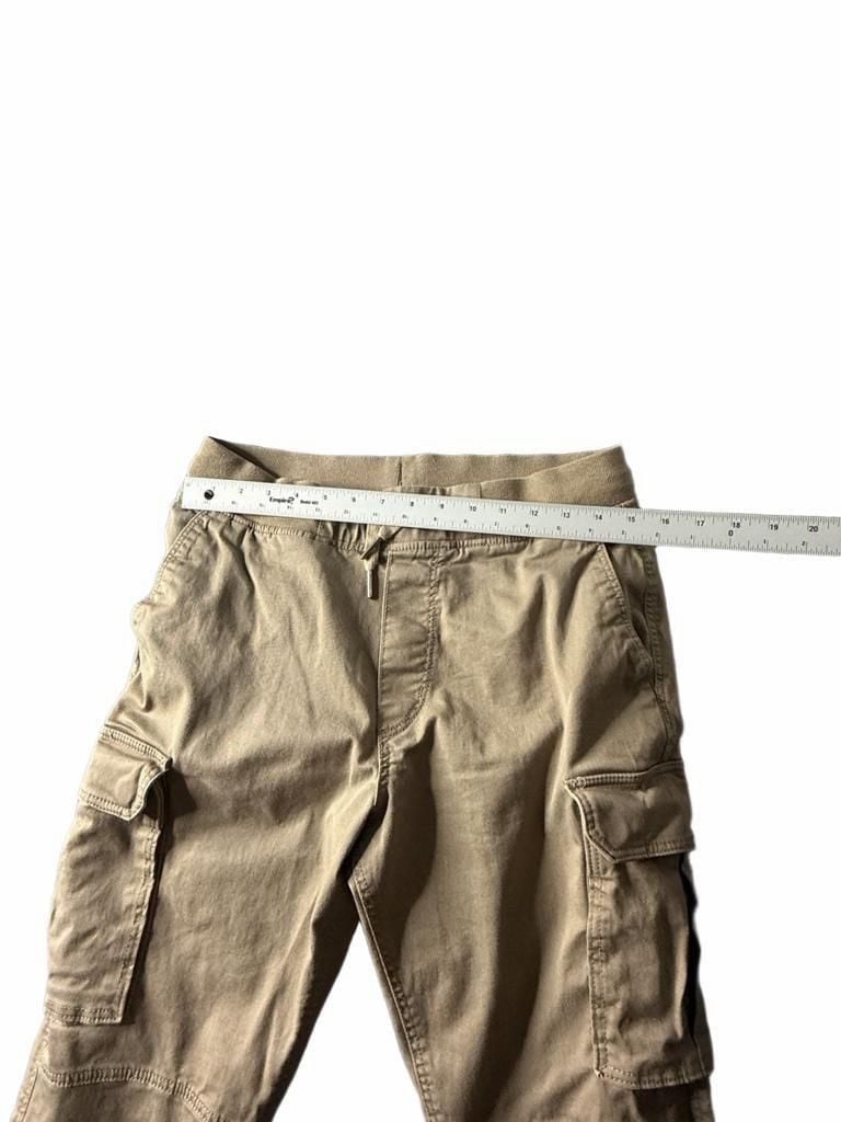 H&M Division Cargo Jogger Pants Size S Khaki Slim Cuffed 4