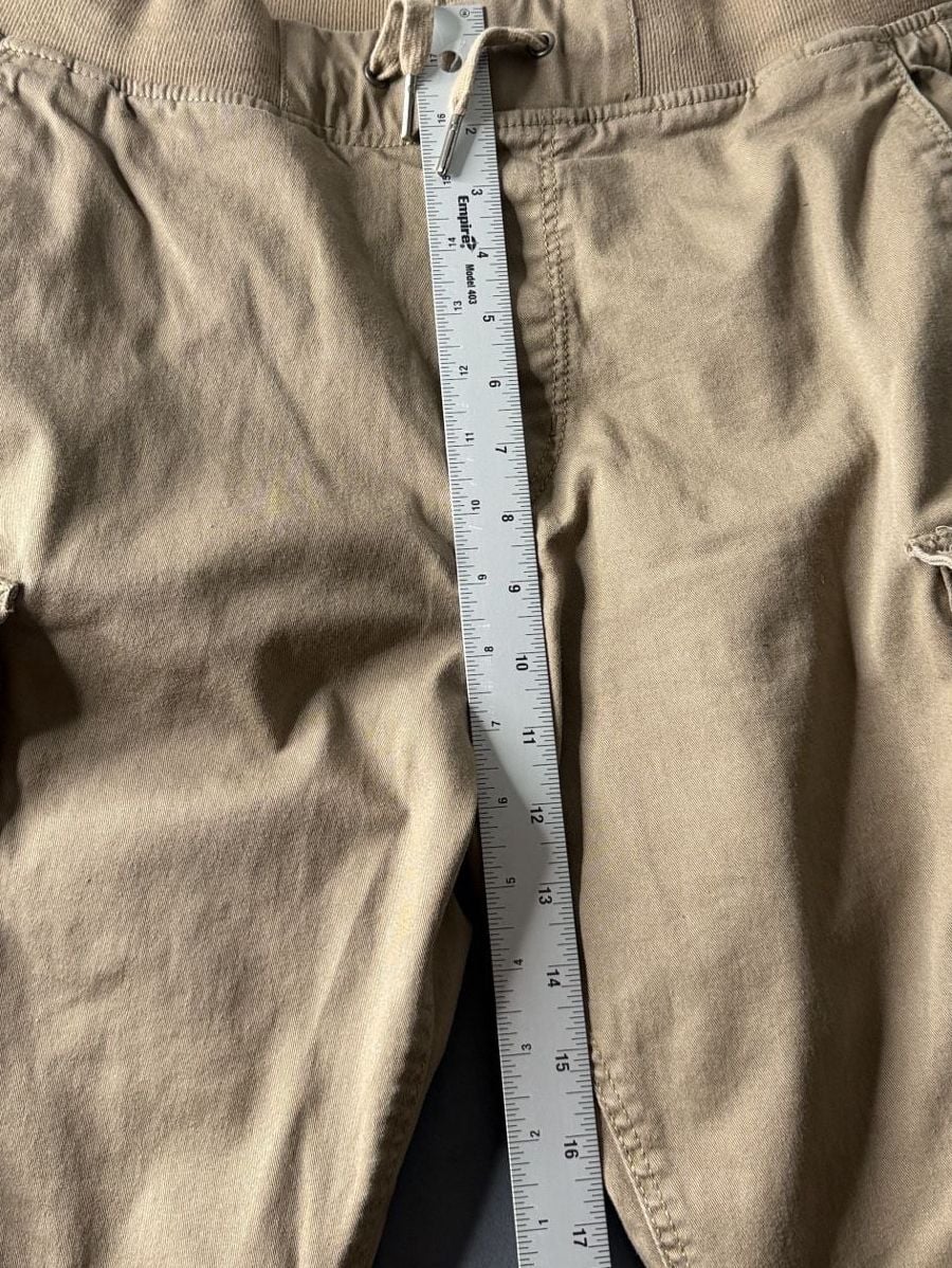 H&M Division Cargo Jogger Pants Size S Khaki Slim Cuffed 6