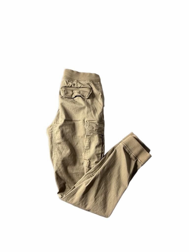 H&M Division Cargo Jogger Pants Size S Khaki Slim Cuffed 5